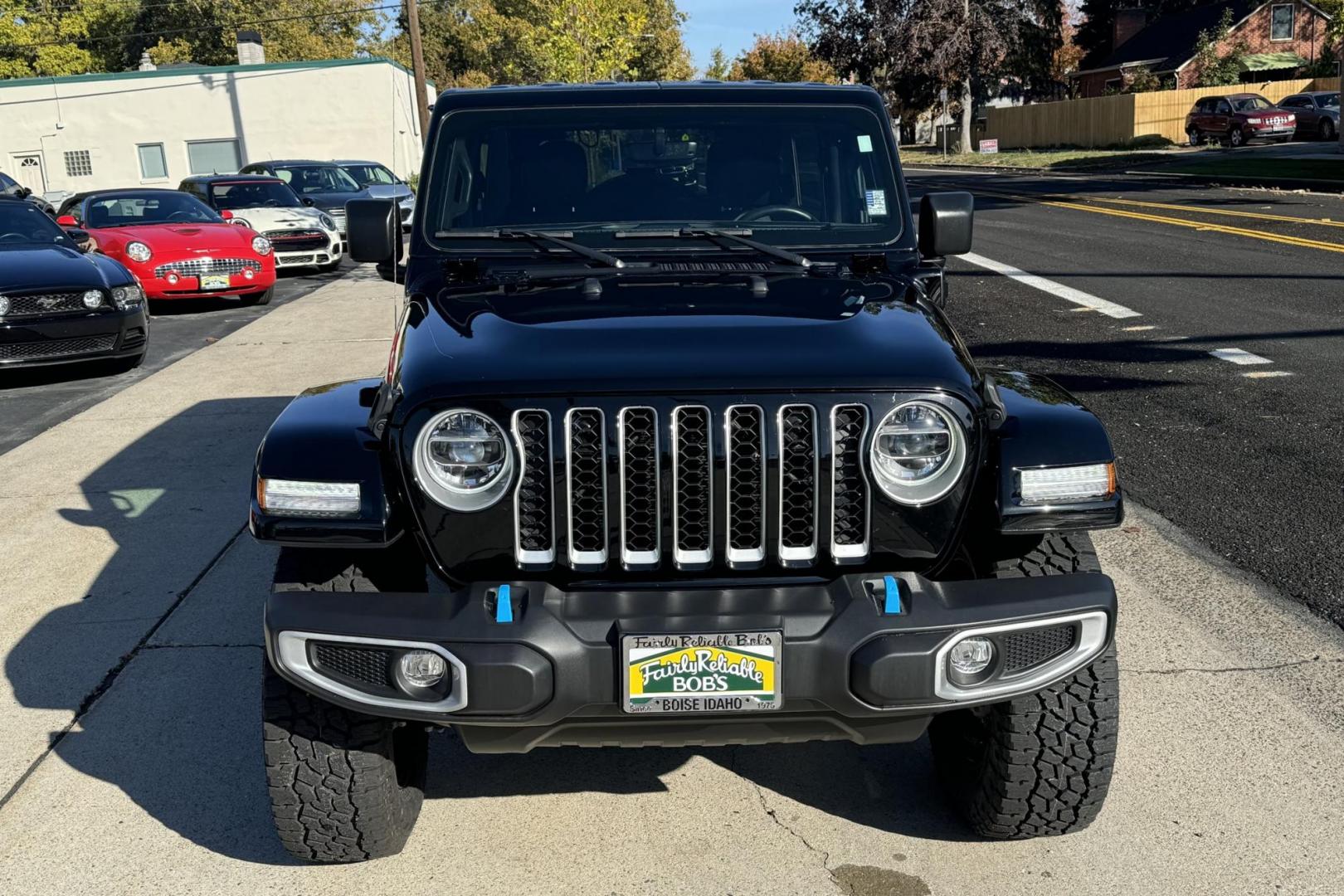 2022 Black /Black Jeep Wrangler 4XE Unlimited Sahara (1C4JJXP68NW) , Automatic 8 Speed transmission, located at 2304 W. Main St., Boise, ID, 83702, (208) 342-7777, 43.622105, -116.218658 - Best Of Both Worlds! Great Fuel Economy In Town And Ready For Off-Road Anytime! - Photo#3