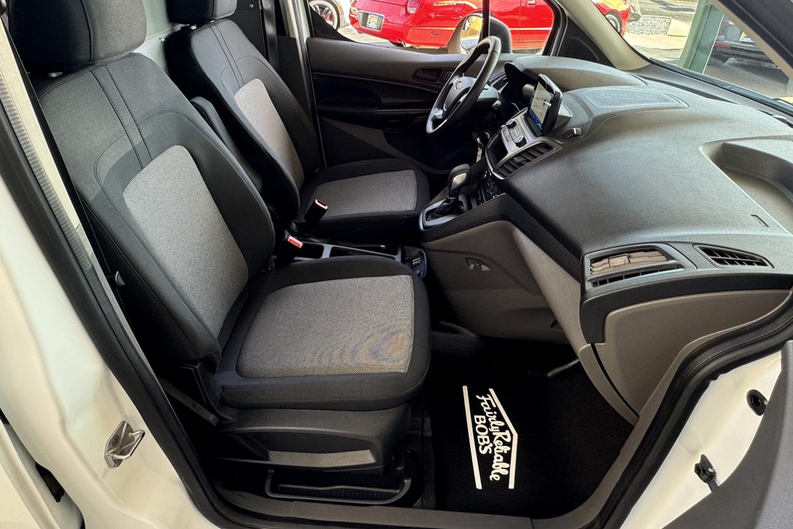 2021 Oxford White /Black Ford Transit Connect Cargo Van XL (NM0LS7E25M1) with an 4 Cyl 2.0 Liter engine, Automatic transmission, located at 2304 W. Main St., Boise, ID, 83702, (208) 342-7777, 43.622105, -116.218658 - Ready For Business Or Camper Conversion! - Photo#9