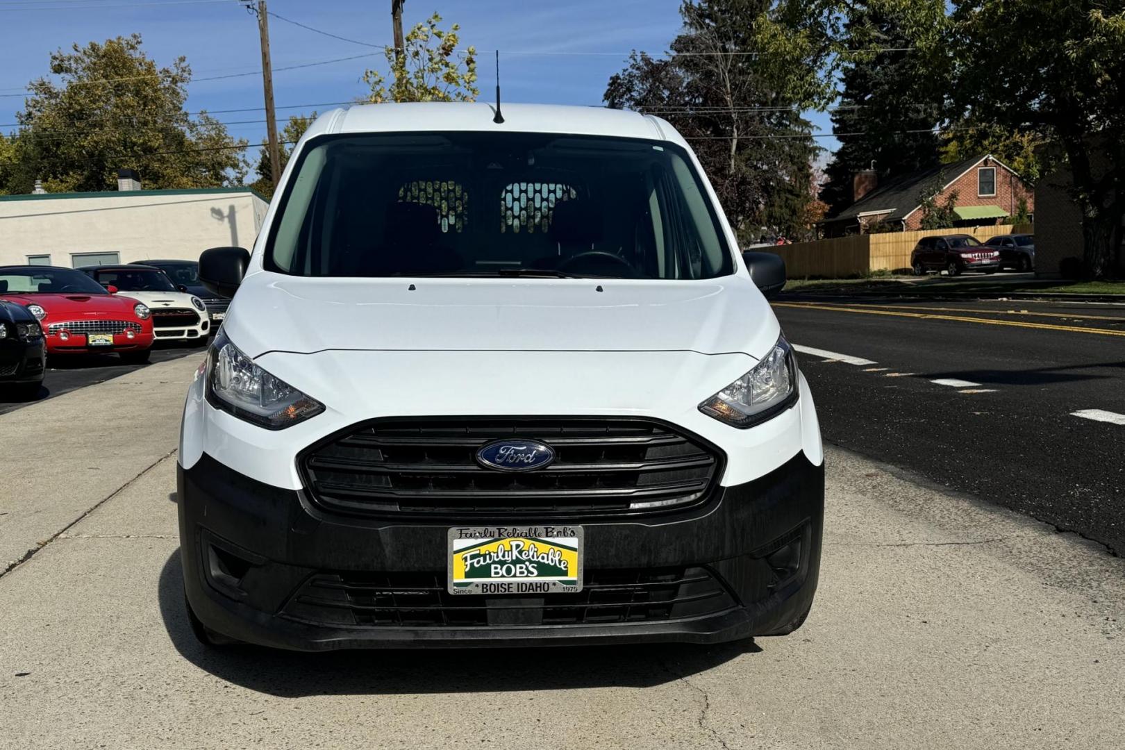 2021 Oxford White /Black Ford Transit Connect Cargo Van XL (NM0LS7E25M1) with an 4 Cyl 2.0 Liter engine, Automatic transmission, located at 2304 W. Main St., Boise, ID, 83702, (208) 342-7777, 43.622105, -116.218658 - Ready For Business Or Camper Conversion! - Photo#2