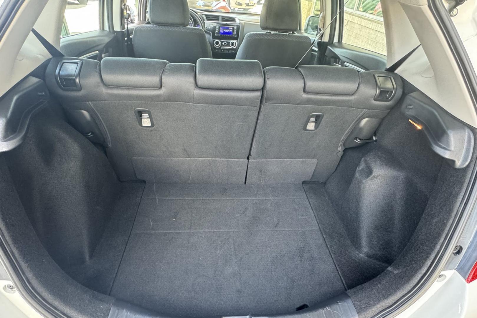 2019 White /Black Honda Fit LX (3HGGK5H4XKM) with an 4 Cyl 1.5 Liter engine, Automatic transmission, located at 2304 W. Main St., Boise, ID, 83702, (208) 342-7777, 43.622105, -116.218658 - Photo#14