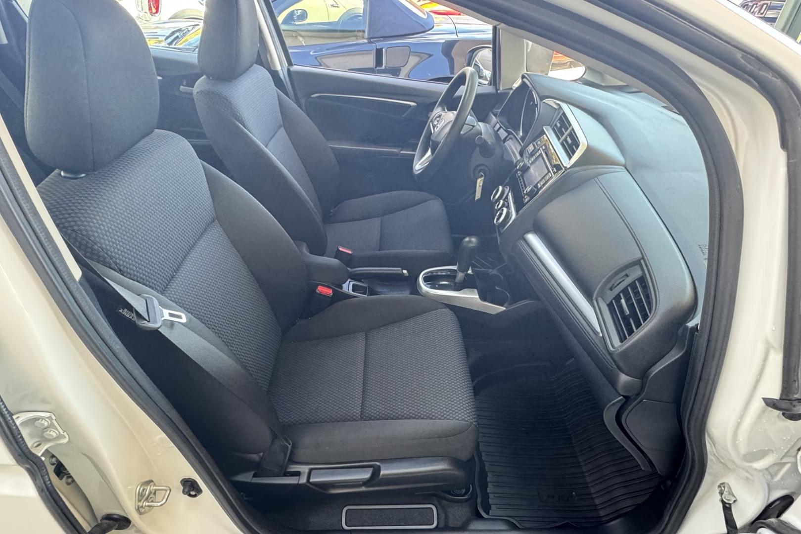 2019 White /Black Honda Fit LX (3HGGK5H4XKM) with an 4 Cyl 1.5 Liter engine, Automatic transmission, located at 2304 W. Main St., Boise, ID, 83702, (208) 342-7777, 43.622105, -116.218658 - Photo#16