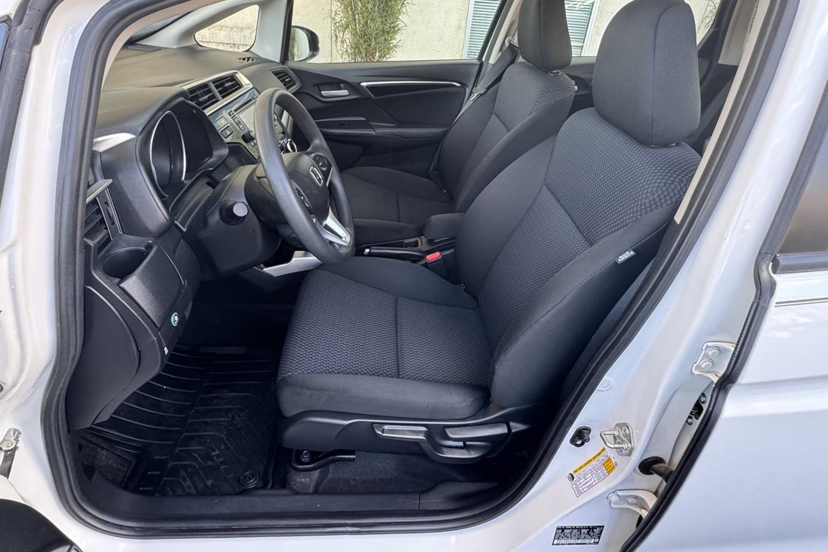 2019 White /Black Honda Fit LX (3HGGK5H4XKM) with an 4 Cyl 1.5 Liter engine, Automatic transmission, located at 2304 W. Main St., Boise, ID, 83702, (208) 342-7777, 43.622105, -116.218658 - Photo#7