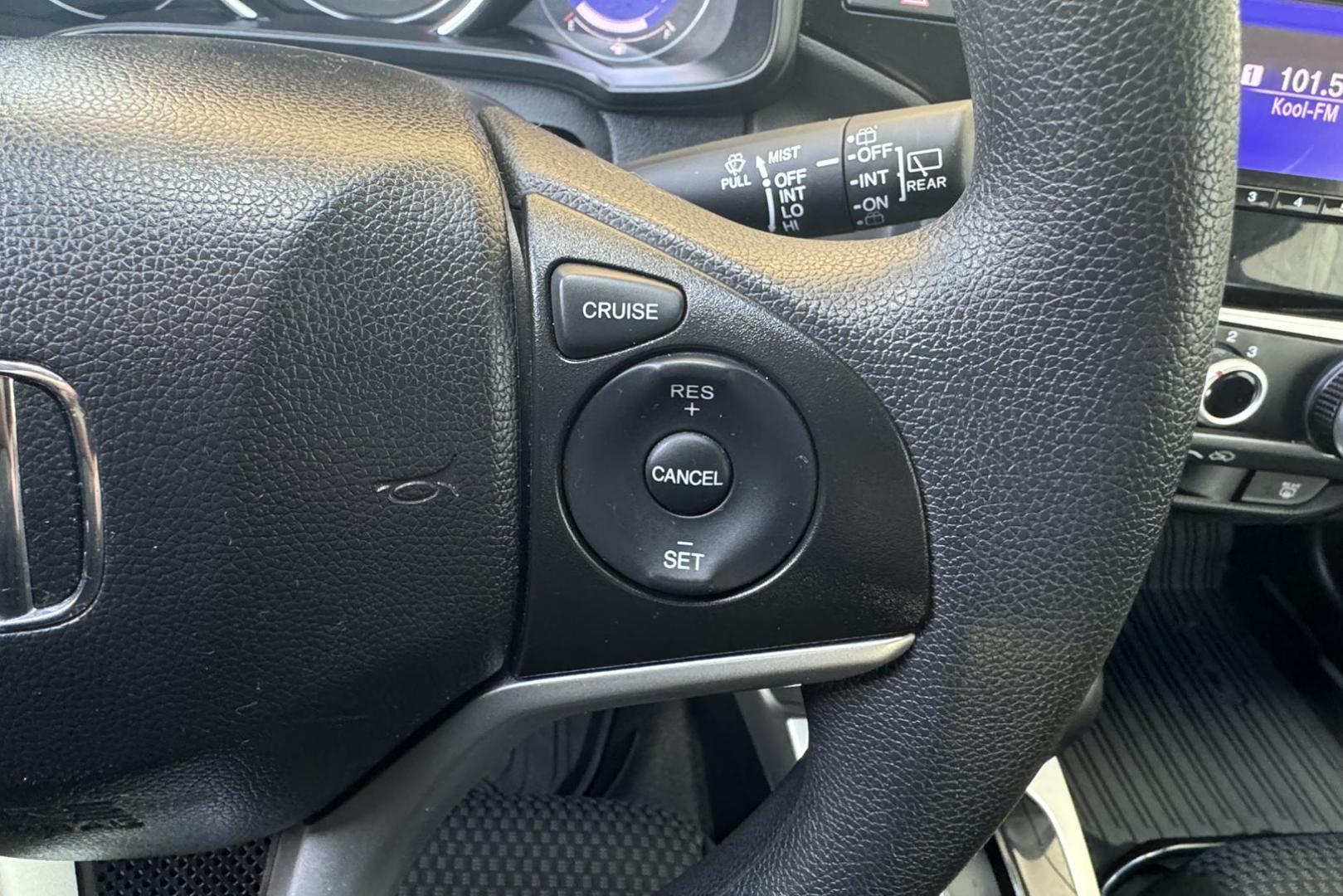 2019 White /Black Honda Fit LX (3HGGK5H4XKM) with an 4 Cyl 1.5 Liter engine, Automatic transmission, located at 2304 W. Main St., Boise, ID, 83702, (208) 342-7777, 43.622105, -116.218658 - Photo#8