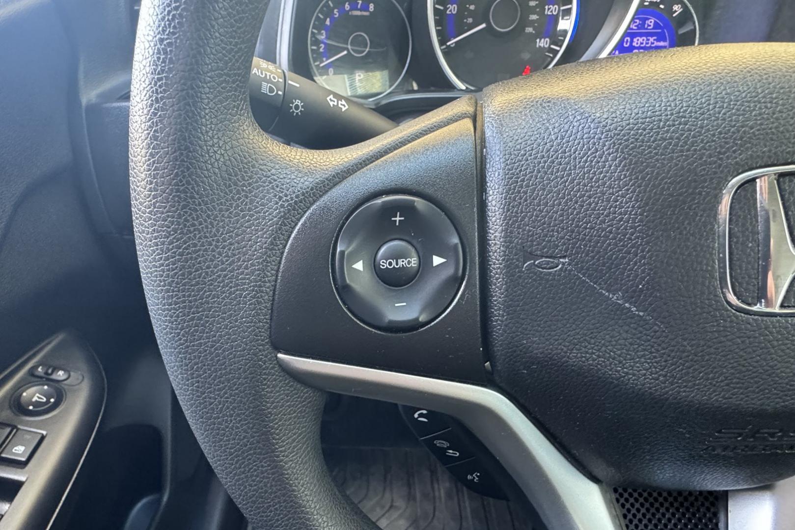2019 White /Black Honda Fit LX (3HGGK5H4XKM) with an 4 Cyl 1.5 Liter engine, Automatic transmission, located at 2304 W. Main St., Boise, ID, 83702, (208) 342-7777, 43.622105, -116.218658 - Photo#9