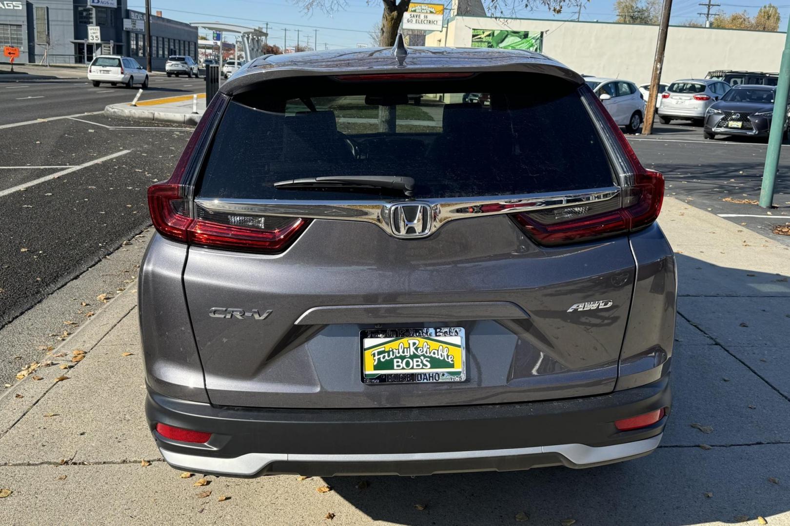 2022 Modern Steel Metallic /Black Honda CR-V EX-L (2HKRW2H87NH) with an 4 Cyl 1.5 Liter Turbo engine, Automatic transmission, located at 2304 W. Main St., Boise, ID, 83702, (208) 342-7777, 43.622105, -116.218658 - New Tires! Own The Legend! - Photo#3
