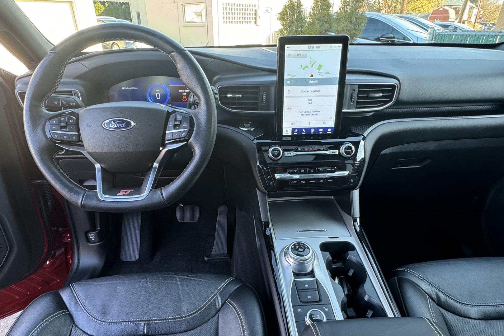 2022 Rapid Red /Black Ford Explorer ST (1FM5K8GC5NG) with an V6 3.0 Liter Twin Turbo engine, Automatic 10 Speed transmission, located at 2304 W. Main St., Boise, ID, 83702, (208) 342-7777, 43.622105, -116.218658 - 7 Passenger And A Blast To Drive! - Photo#11