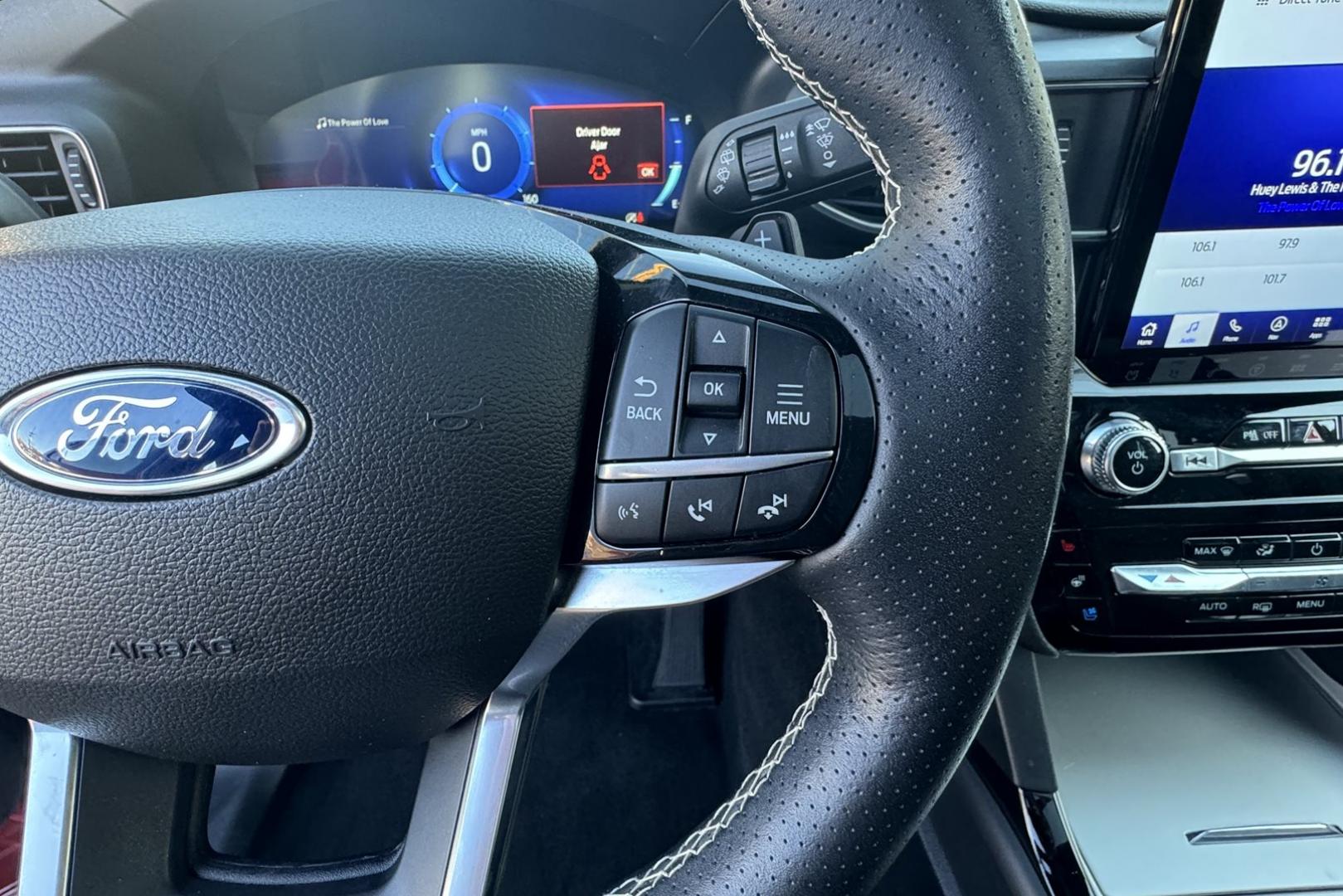 2022 Rapid Red /Black Ford Explorer ST (1FM5K8GC5NG) with an V6 3.0 Liter Twin Turbo engine, Automatic 10 Speed transmission, located at 2304 W. Main St., Boise, ID, 83702, (208) 342-7777, 43.622105, -116.218658 - 7 Passenger And A Blast To Drive! - Photo#12