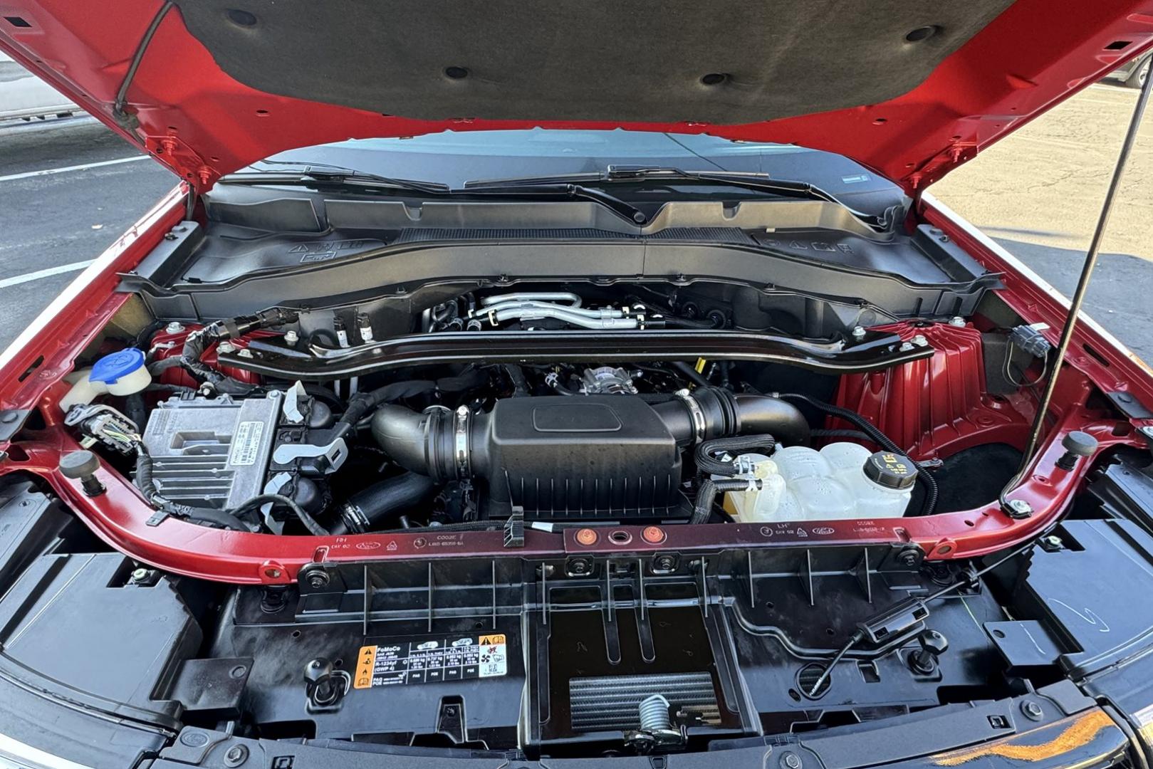 2022 Rapid Red /Black Ford Explorer ST (1FM5K8GC5NG) with an V6 3.0 Liter Twin Turbo engine, Automatic 10 Speed transmission, located at 2304 W. Main St., Boise, ID, 83702, (208) 342-7777, 43.622105, -116.218658 - 7 Passenger And A Blast To Drive! - Photo#22