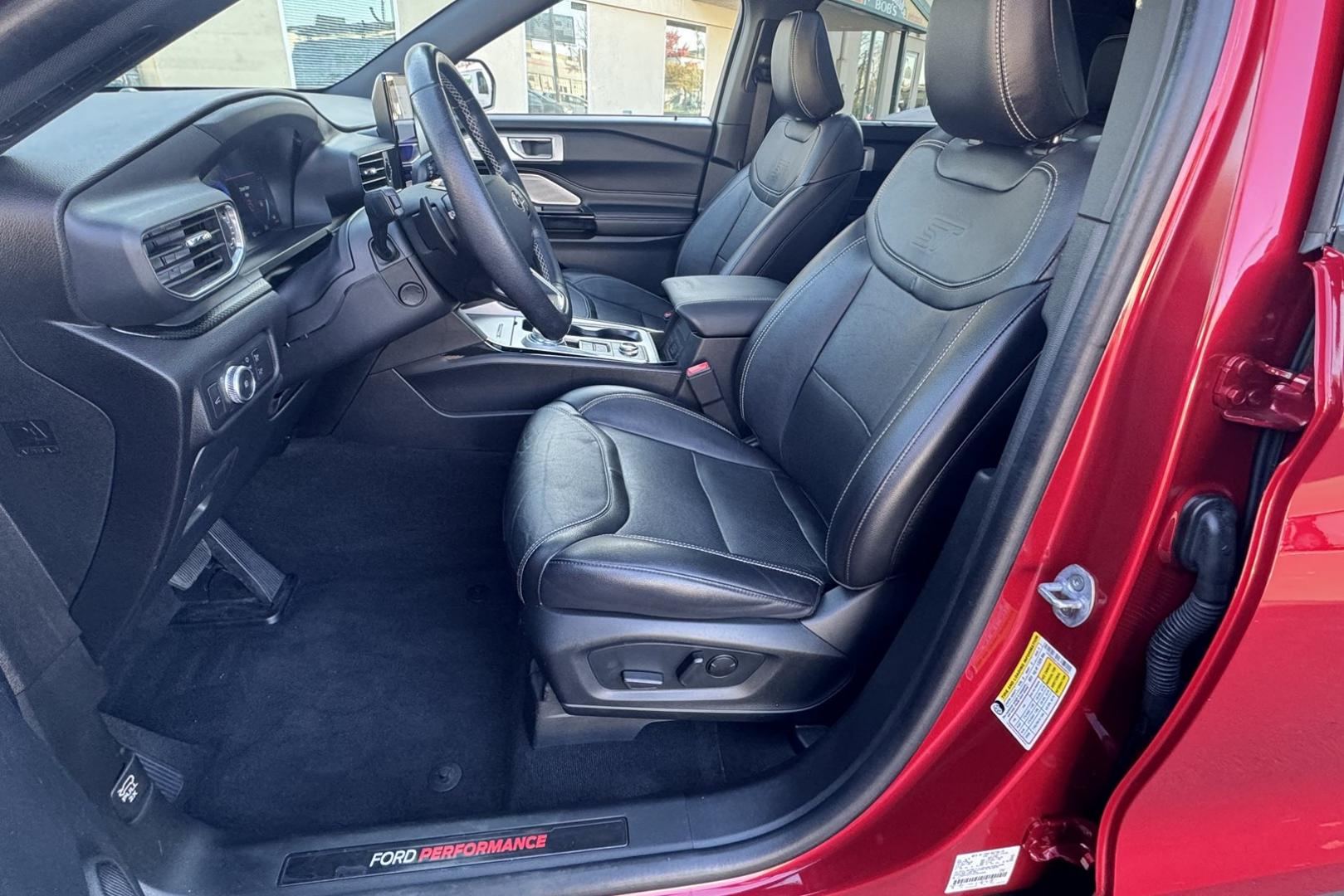 2022 Rapid Red /Black Ford Explorer ST (1FM5K8GC5NG) with an V6 3.0 Liter Twin Turbo engine, Automatic 10 Speed transmission, located at 2304 W. Main St., Boise, ID, 83702, (208) 342-7777, 43.622105, -116.218658 - 7 Passenger And A Blast To Drive! - Photo#6