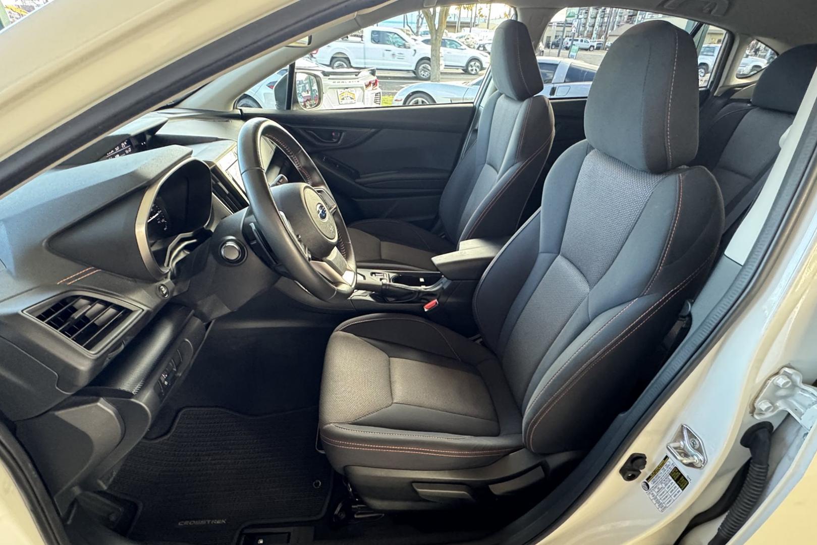 2023 White Diamond Pearl /Black/Gray Subaru Crosstrek Premium (JF2GTAPCXP8) with an H4 2.0 Liter engine, Automatic transmission, located at 2304 W. Main St., Boise, ID, 83702, (208) 342-7777, 43.622105, -116.218658 - Remaining Factory Warranty! Great In The Snow! - Photo#11