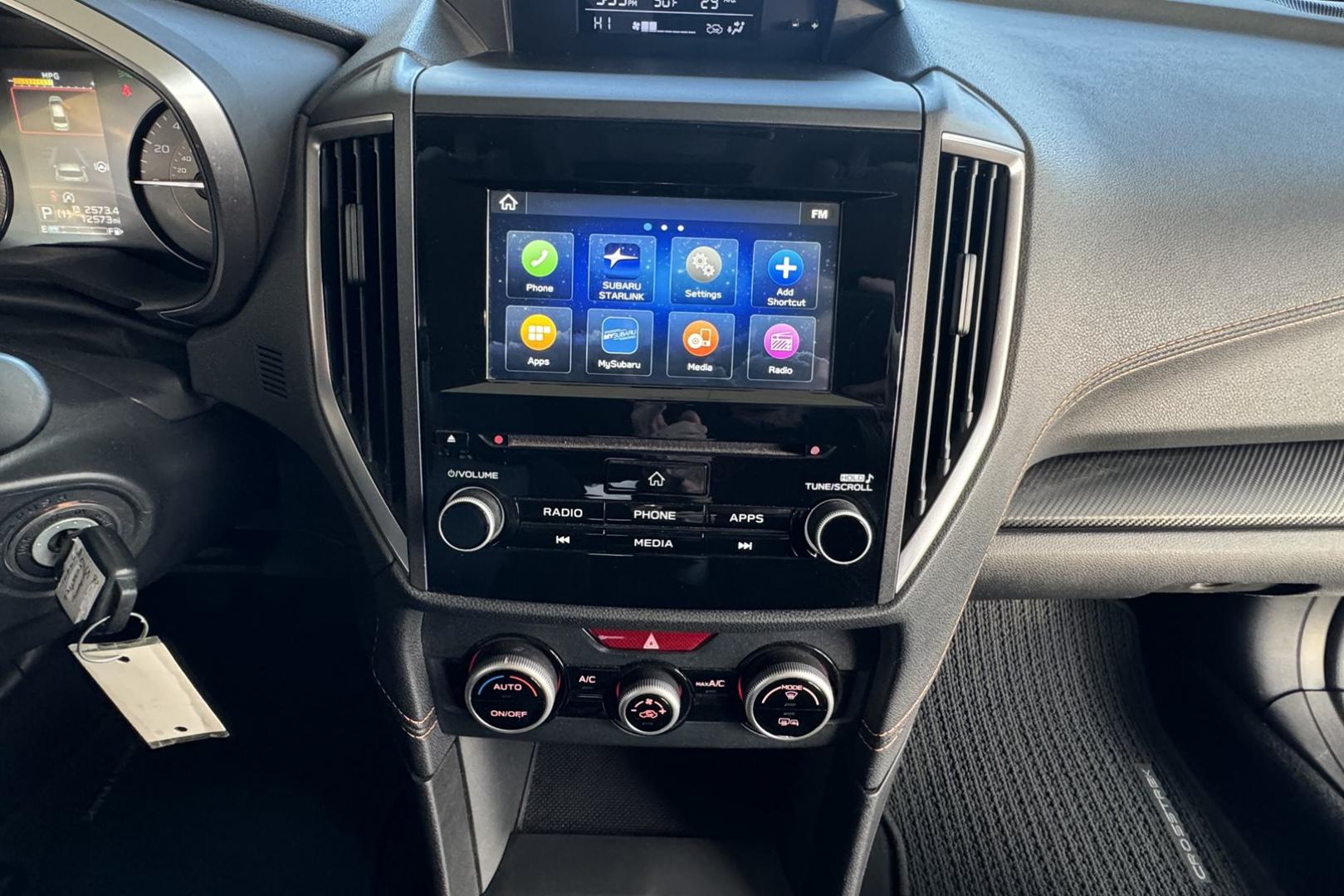 2023 White Diamond Pearl /Black/Gray Subaru Crosstrek Premium (JF2GTAPCXP8) with an H4 2.0 Liter engine, Automatic transmission, located at 2304 W. Main St., Boise, ID, 83702, (208) 342-7777, 43.622105, -116.218658 - Remaining Factory Warranty! Great In The Snow! - Photo#16