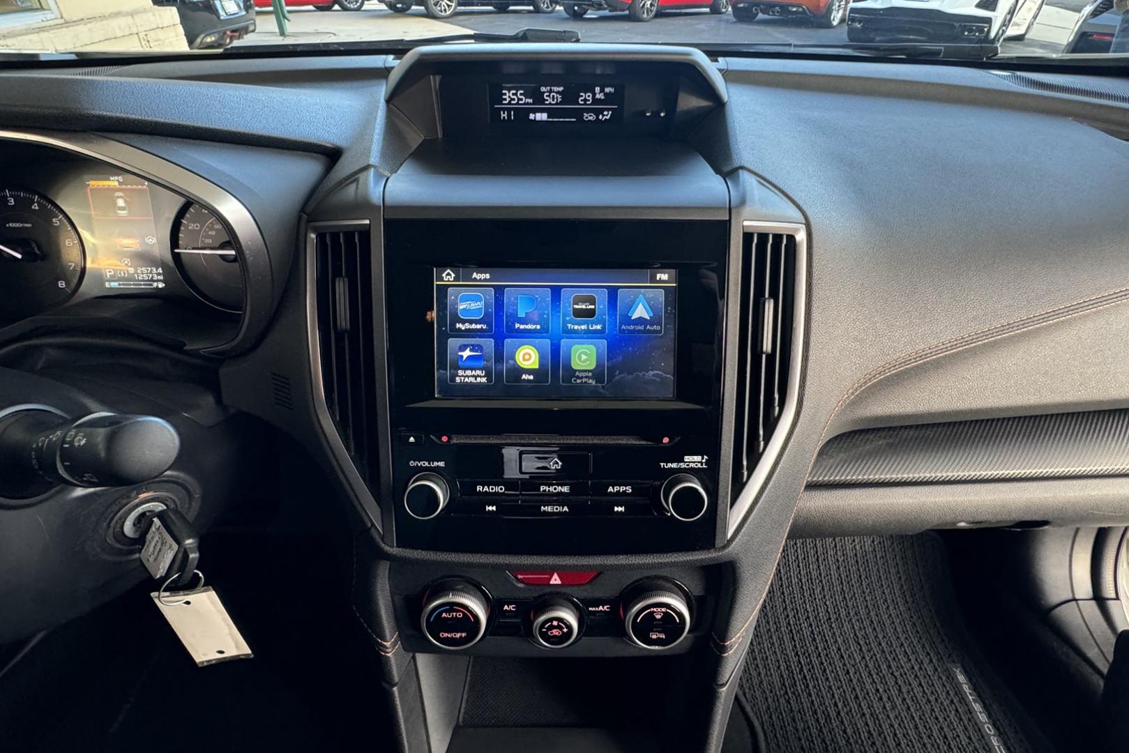 2023 White Diamond Pearl /Black/Gray Subaru Crosstrek Premium (JF2GTAPCXP8) with an H4 2.0 Liter engine, Automatic transmission, located at 2304 W. Main St., Boise, ID, 83702, (208) 342-7777, 43.622105, -116.218658 - Remaining Factory Warranty! Great In The Snow! - Photo#17