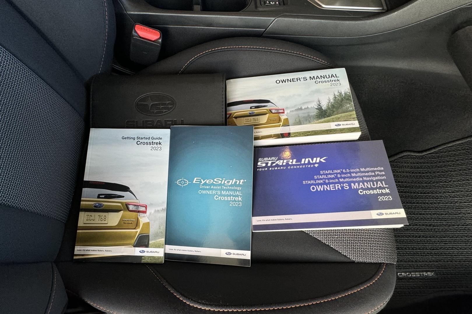 2023 White Diamond Pearl /Black/Gray Subaru Crosstrek Premium (JF2GTAPCXP8) with an H4 2.0 Liter engine, Automatic transmission, located at 2304 W. Main St., Boise, ID, 83702, (208) 342-7777, 43.622105, -116.218658 - Remaining Factory Warranty! Great In The Snow! - Photo#18