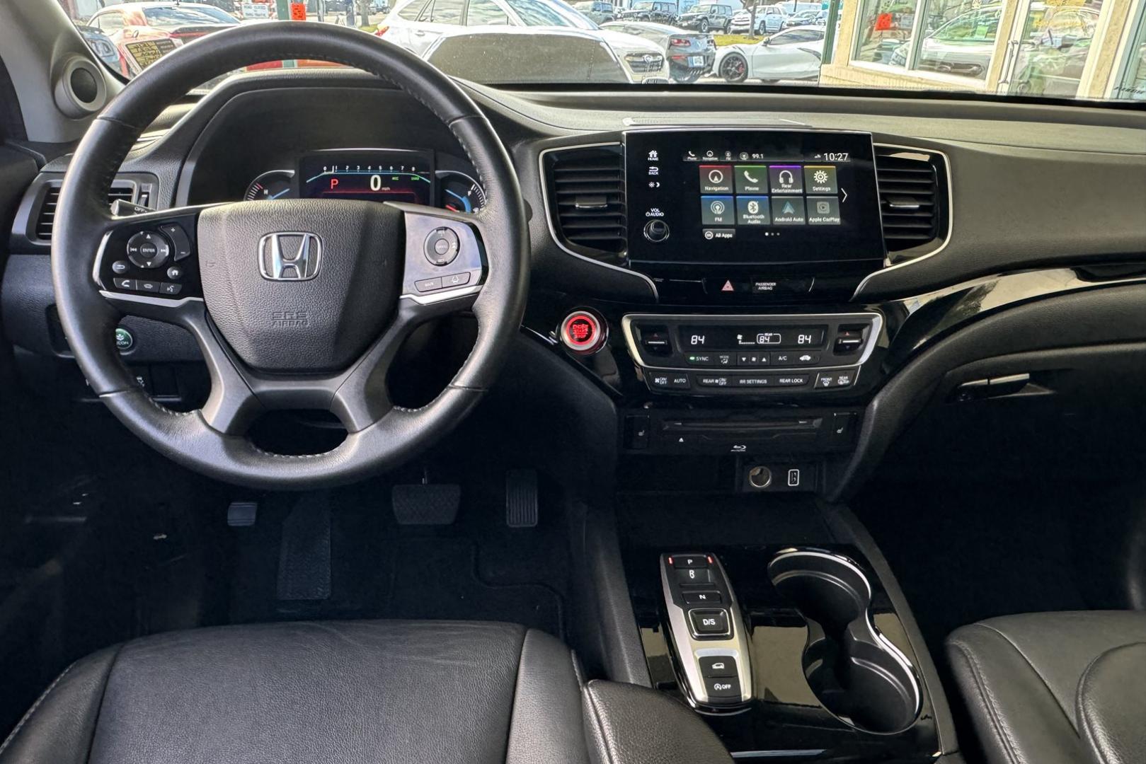 2021 Platinum White Pearl /Black Honda Pilot Touring (5FNYF6H96MB) with an V6 3.5 Liter engine, Automatic 9 Speed transmission, located at 2304 W. Main St., Boise, ID, 83702, (208) 342-7777, 43.622105, -116.218658 - 8 Passenger Seating! New Tires Too! - Photo#18