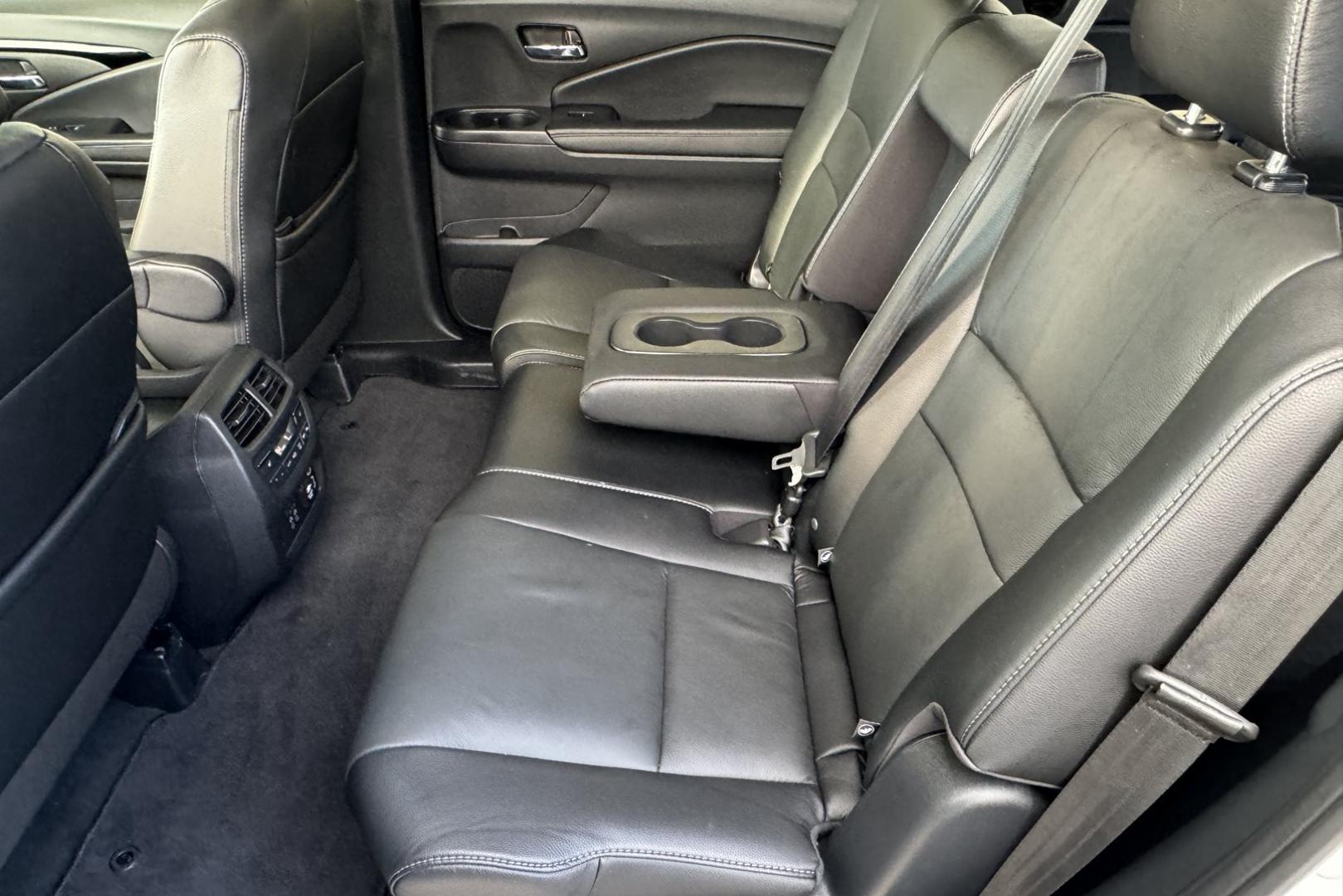 2021 Platinum White Pearl /Black Honda Pilot Touring (5FNYF6H96MB) with an V6 3.5 Liter engine, Automatic 9 Speed transmission, located at 2304 W. Main St., Boise, ID, 83702, (208) 342-7777, 43.622105, -116.218658 - 8 Passenger Seating! New Tires Too! - Photo#19