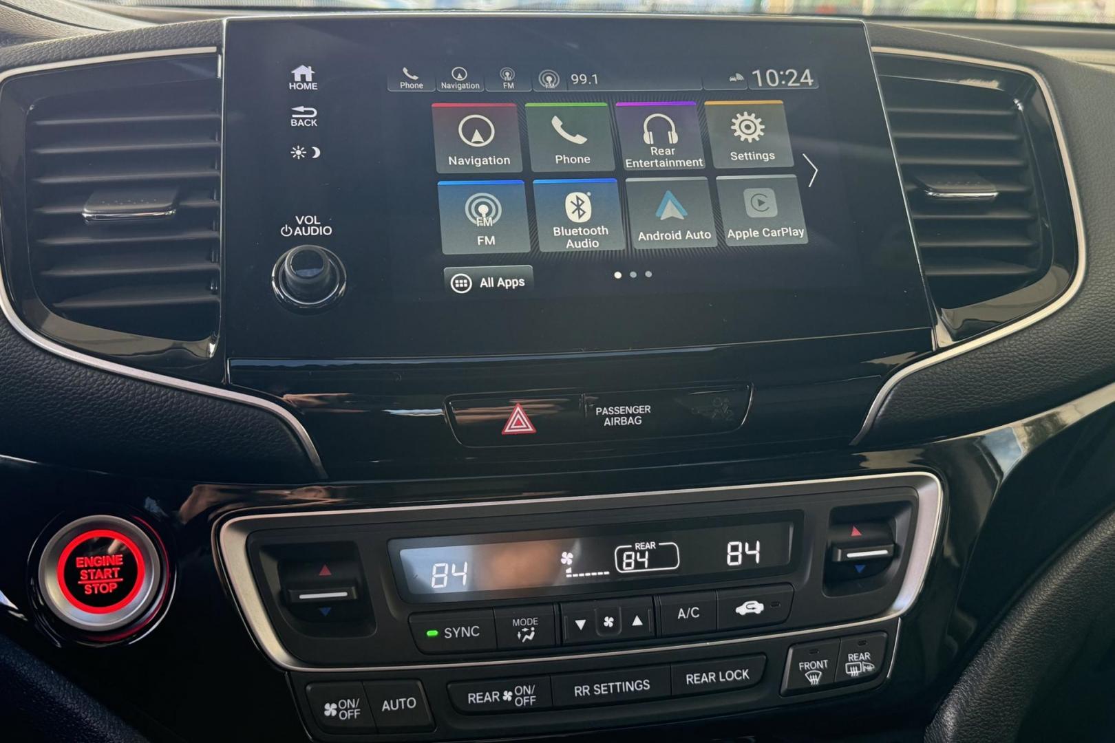 2021 Platinum White Pearl /Black Honda Pilot Touring (5FNYF6H96MB) with an V6 3.5 Liter engine, Automatic 9 Speed transmission, located at 2304 W. Main St., Boise, ID, 83702, (208) 342-7777, 43.622105, -116.218658 - 8 Passenger Seating! New Tires Too! - Photo#7