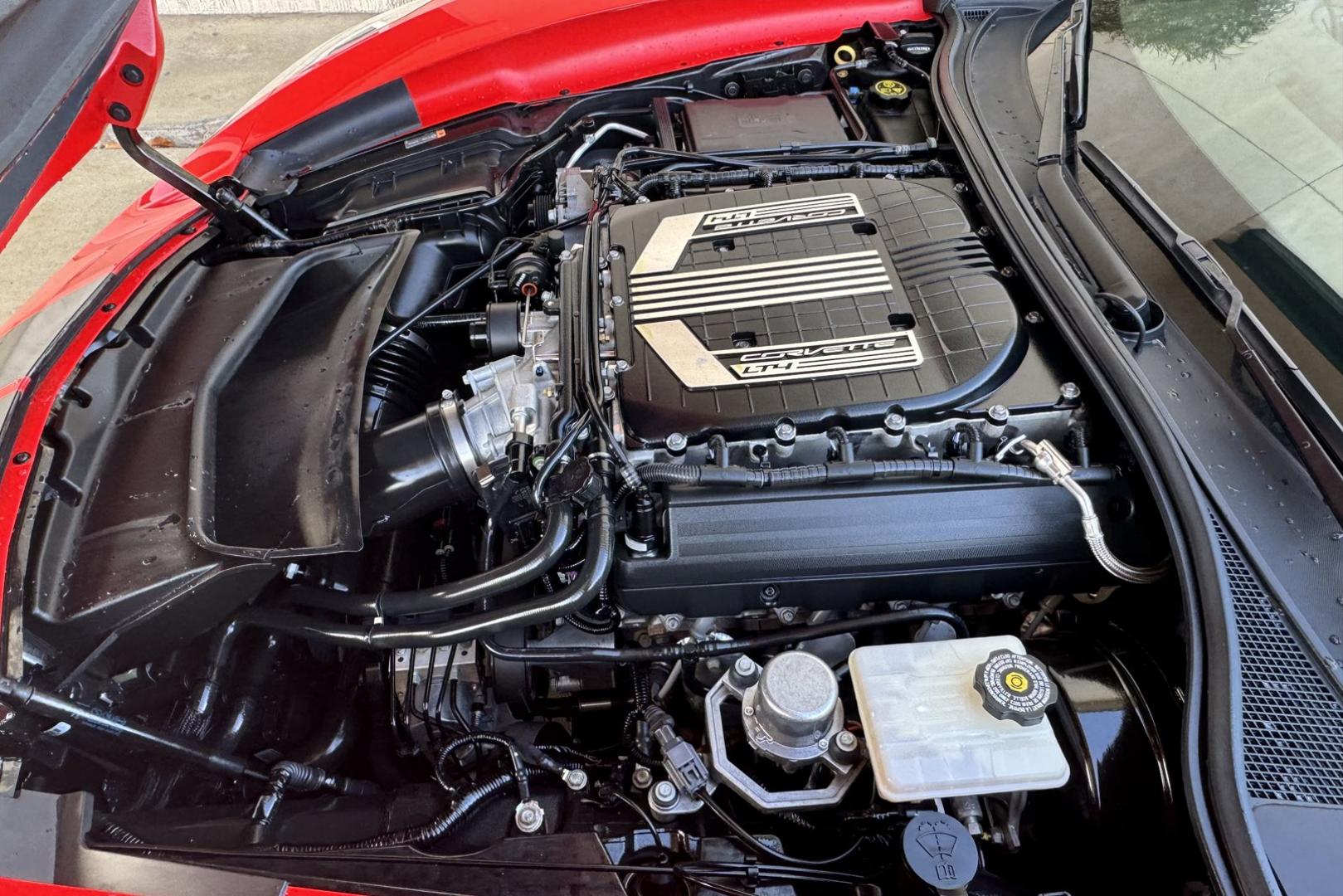 2015 Torch Red /Adrenaline Red Chevrolet Corvette Stingray 3LZ (1G1YU2D66F5) with an V8 6.2 Liter Supercharged engine, Automatic 8 Speed transmission, located at 2304 W. Main St., Boise, ID, 83702, (208) 342-7777, 43.622105, -116.218658 - Z07 Package With Carbon Ceramic Brakes! - Photo#12