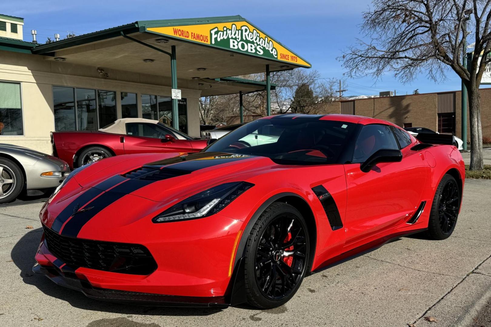 2015 Torch Red /Adrenaline Red Chevrolet Corvette Stingray 3LZ (1G1YU2D66F5) with an V8 6.2 Liter Supercharged engine, Automatic 8 Speed transmission, located at 2304 W. Main St., Boise, ID, 83702, (208) 342-7777, 43.622105, -116.218658 - Z07 Package With Carbon Ceramic Brakes! - Photo#18