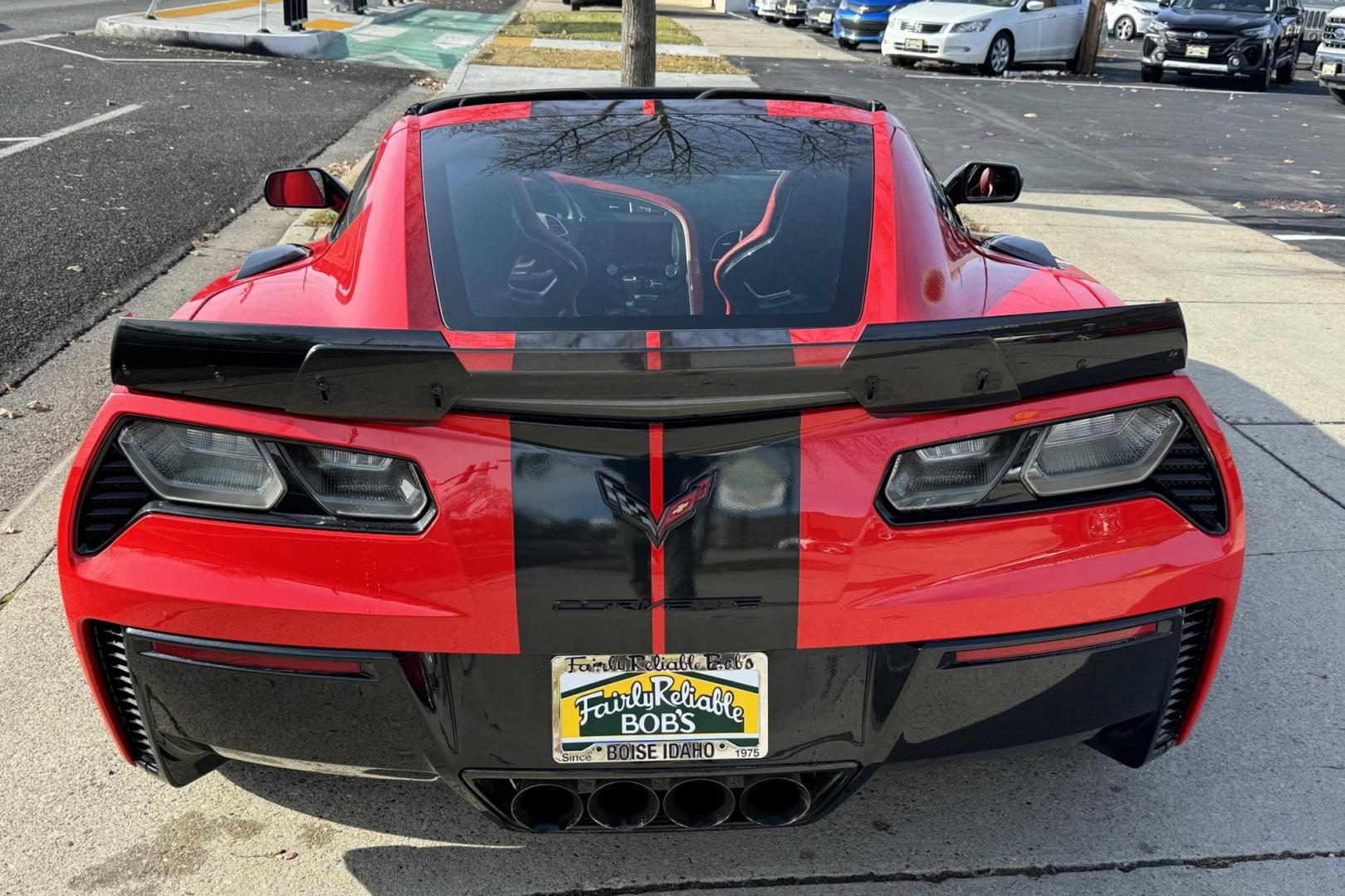 2015 Torch Red /Adrenaline Red Chevrolet Corvette Stingray 3LZ (1G1YU2D66F5) with an V8 6.2 Liter Supercharged engine, Automatic 8 Speed transmission, located at 2304 W. Main St., Boise, ID, 83702, (208) 342-7777, 43.622105, -116.218658 - Z07 Package With Carbon Ceramic Brakes! - Photo#2