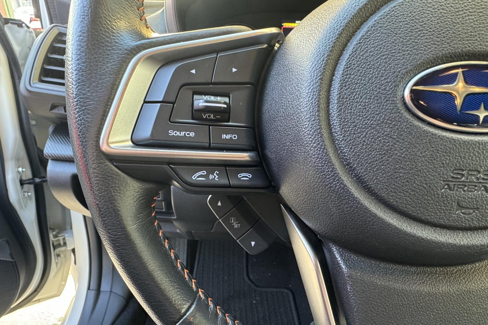 2023 White Diamond Pearl /Black Subaru Crosstrek Premium (JF2GTAPC5P8) with an H4 2.0 Liter engine, Automatic transmission, located at 2304 W. Main St., Boise, ID, 83702, (208) 342-7777, 43.622105, -116.218658 - Remaining Factory Warranty! Great Cars! - Photo#14