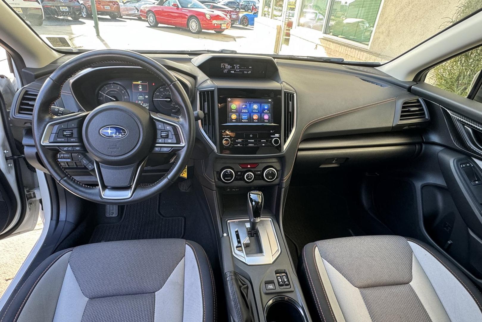 2023 White Diamond Pearl /Black Subaru Crosstrek Premium (JF2GTAPC5P8) with an H4 2.0 Liter engine, Automatic transmission, located at 2304 W. Main St., Boise, ID, 83702, (208) 342-7777, 43.622105, -116.218658 - Remaining Factory Warranty! Great Cars! - Photo#11