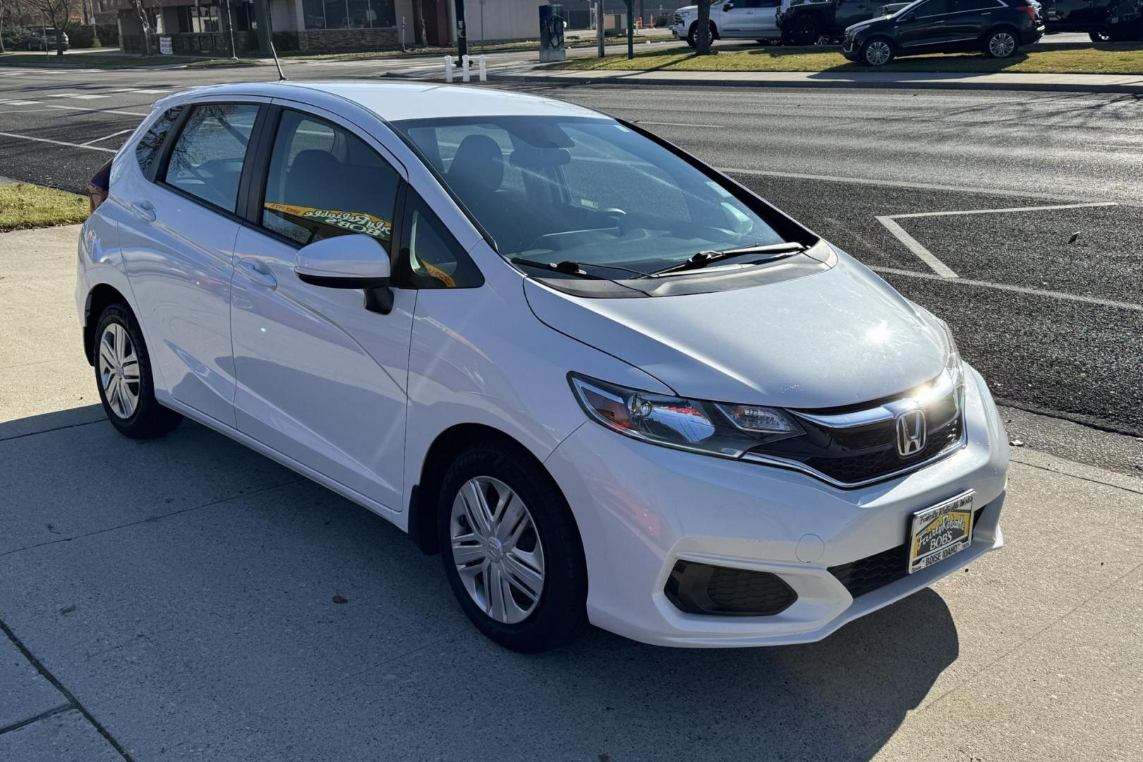 2019 White /Black Honda Fit LX (3HGGK5H42KM) with an 4 Cyl 1.5 Liter engine, Automatic transmission, located at 2304 W. Main St., Boise, ID, 83702, (208) 342-7777, 43.622105, -116.218658 - Great Fuel Economy! Great Cars! - Photo#2