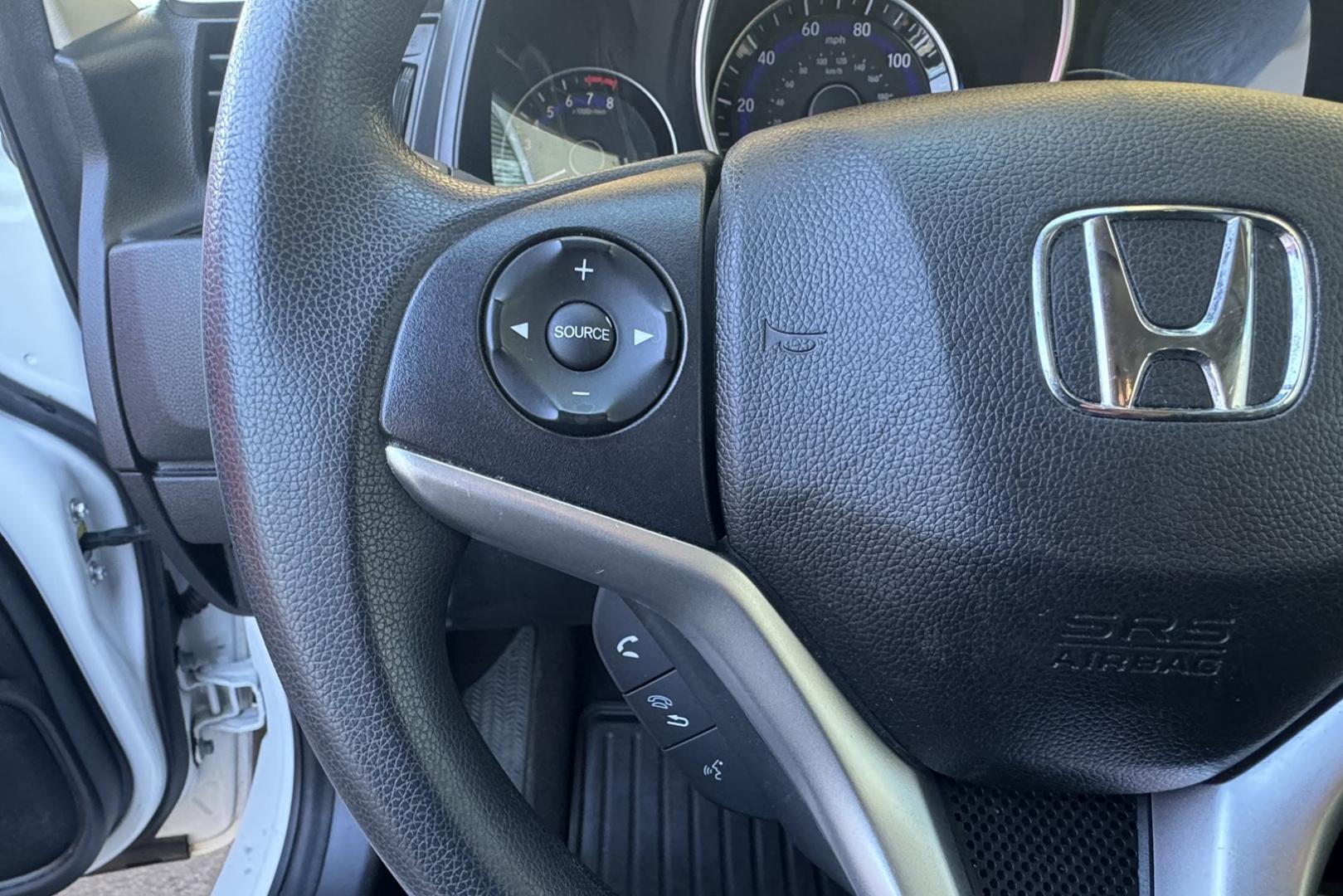 2019 White /Black Honda Fit LX (3HGGK5H42KM) with an 4 Cyl 1.5 Liter engine, Automatic transmission, located at 2304 W. Main St., Boise, ID, 83702, (208) 342-7777, 43.622105, -116.218658 - Great Fuel Economy! Great Cars! - Photo#11