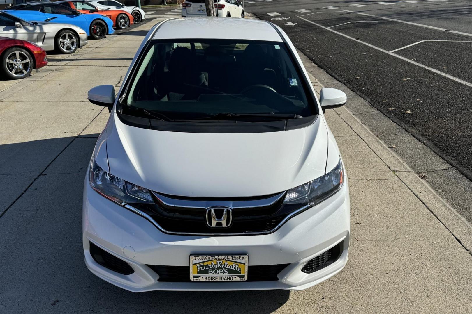 2019 White /Black Honda Fit LX (3HGGK5H42KM) with an 4 Cyl 1.5 Liter engine, Automatic transmission, located at 2304 W. Main St., Boise, ID, 83702, (208) 342-7777, 43.622105, -116.218658 - Great Fuel Economy! Great Cars! - Photo#3