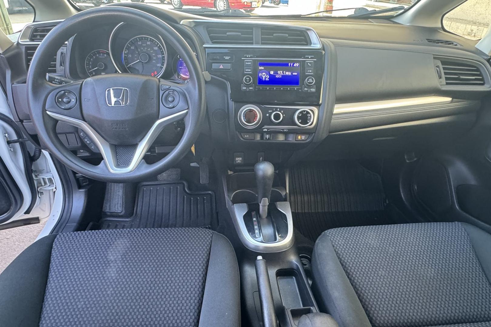 2019 White /Black Honda Fit LX (3HGGK5H42KM) with an 4 Cyl 1.5 Liter engine, Automatic transmission, located at 2304 W. Main St., Boise, ID, 83702, (208) 342-7777, 43.622105, -116.218658 - Great Fuel Economy! Great Cars! - Photo#6
