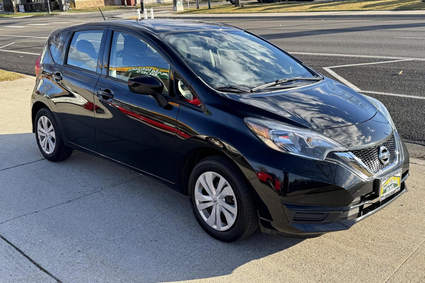 2017 Brilliant Black /Black SV (3N1CE2CP6HL) with an 4 Cyl 1.6 Liter engine, Automatic transmission, located at 2304 W. Main St., Boise, ID, 83702, (208) 342-7777, 43.622105, -116.218658 - Great On Gas Mileage! - Photo#2