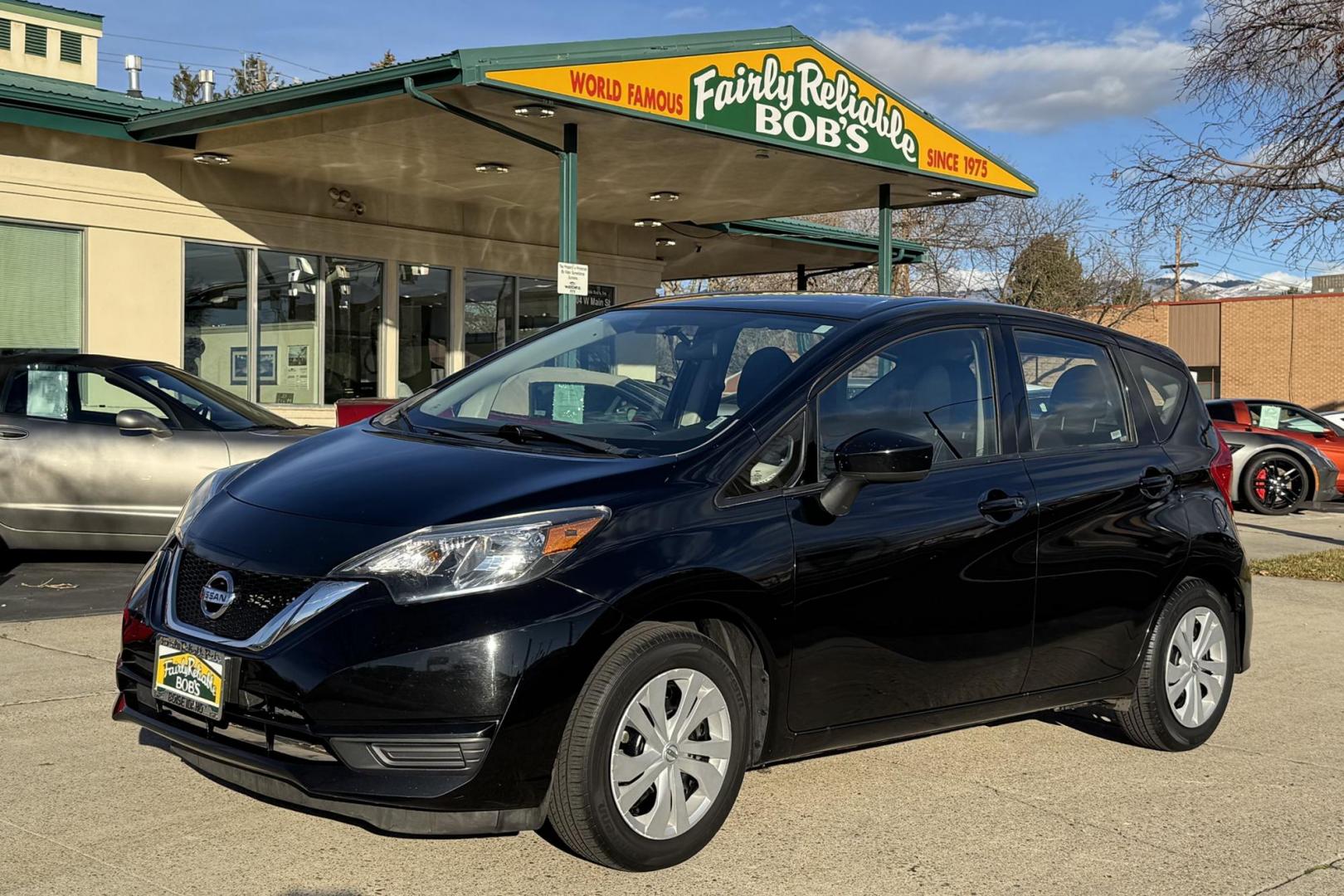 2017 Brilliant Black /Black SV (3N1CE2CP6HL) with an 4 Cyl 1.6 Liter engine, Automatic transmission, located at 2304 W. Main St., Boise, ID, 83702, (208) 342-7777, 43.622105, -116.218658 - Great On Gas Mileage! - Photo#0