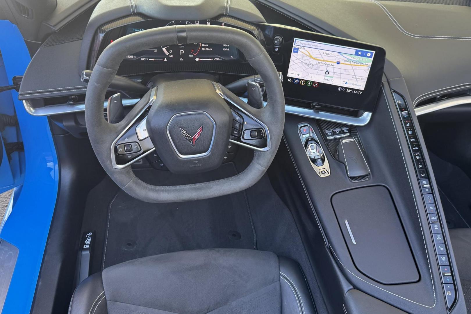 2021 Rapid Blue /Jet Black Chevrolet Corvette Stingray 2LT Z51 (1G1YB3D43M5) with an V8 6.2 Liter engine, Automatic 8 Speed transmission, located at 2304 W. Main St., Boise, ID, 83702, (208) 342-7777, 43.622105, -116.218658 - New Tires! Well Cared For C8 Convertible! - Photo#10