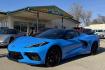 2021 Rapid Blue /Jet Black Chevrolet Corvette Stingray 2LT Z51 (1G1YB3D43M5) with an V8 6.2 Liter engine, Automatic 8 Speed transmission, located at 2304 W. Main St., Boise, ID, 83702, (208) 342-7777, 43.622105, -116.218658 - New Tires! Well Cared For C8 Convertible! - Photo#24
