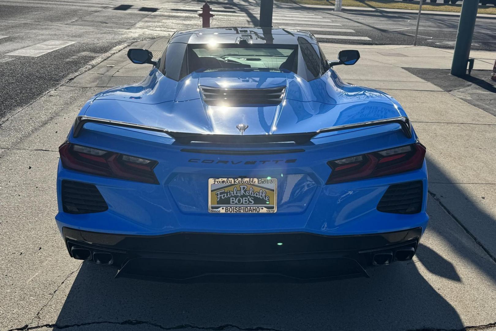2021 Rapid Blue /Jet Black Chevrolet Corvette Stingray 2LT Z51 (1G1YB3D43M5) with an V8 6.2 Liter engine, Automatic 8 Speed transmission, located at 2304 W. Main St., Boise, ID, 83702, (208) 342-7777, 43.622105, -116.218658 - New Tires! Well Cared For C8 Convertible! - Photo#25
