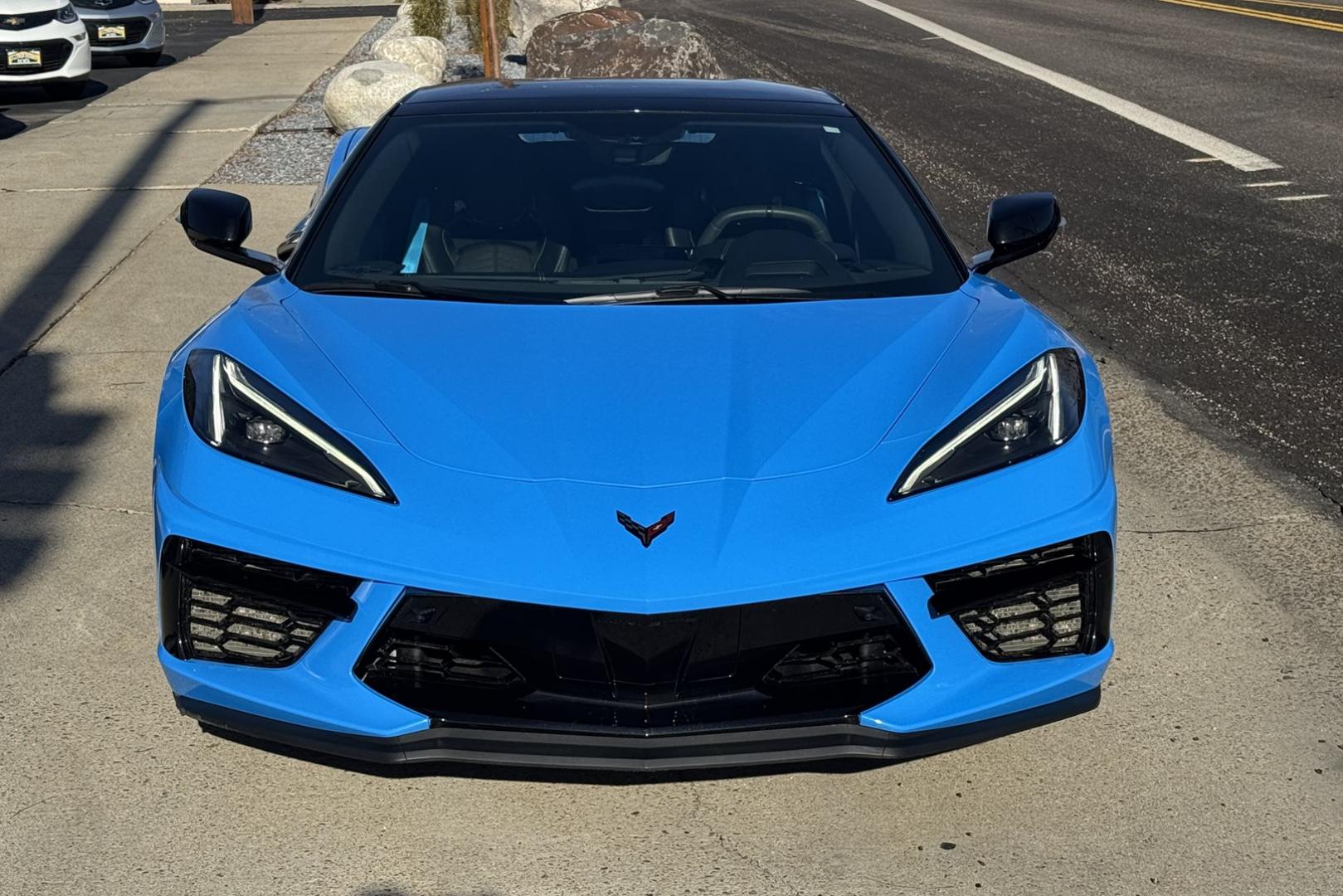 2021 Rapid Blue /Jet Black Chevrolet Corvette Stingray 2LT Z51 (1G1YB3D43M5) with an V8 6.2 Liter engine, Automatic 8 Speed transmission, located at 2304 W. Main St., Boise, ID, 83702, (208) 342-7777, 43.622105, -116.218658 - New Tires! Well Cared For C8 Convertible! - Photo#26