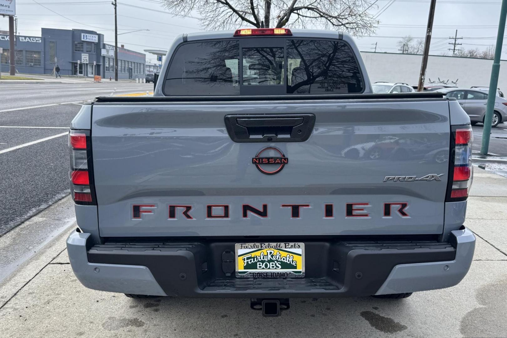 2022 Boulder Gray Pearl /Black Nissan Frontier PRO-4X (1N6ED1EK7NN) with an V6 3.8 Liter engine, Automatic 9 Speed transmission, located at 2304 W. Main St., Boise, ID, 83702, (208) 342-7777, 43.622105, -116.218658 - Photo#1