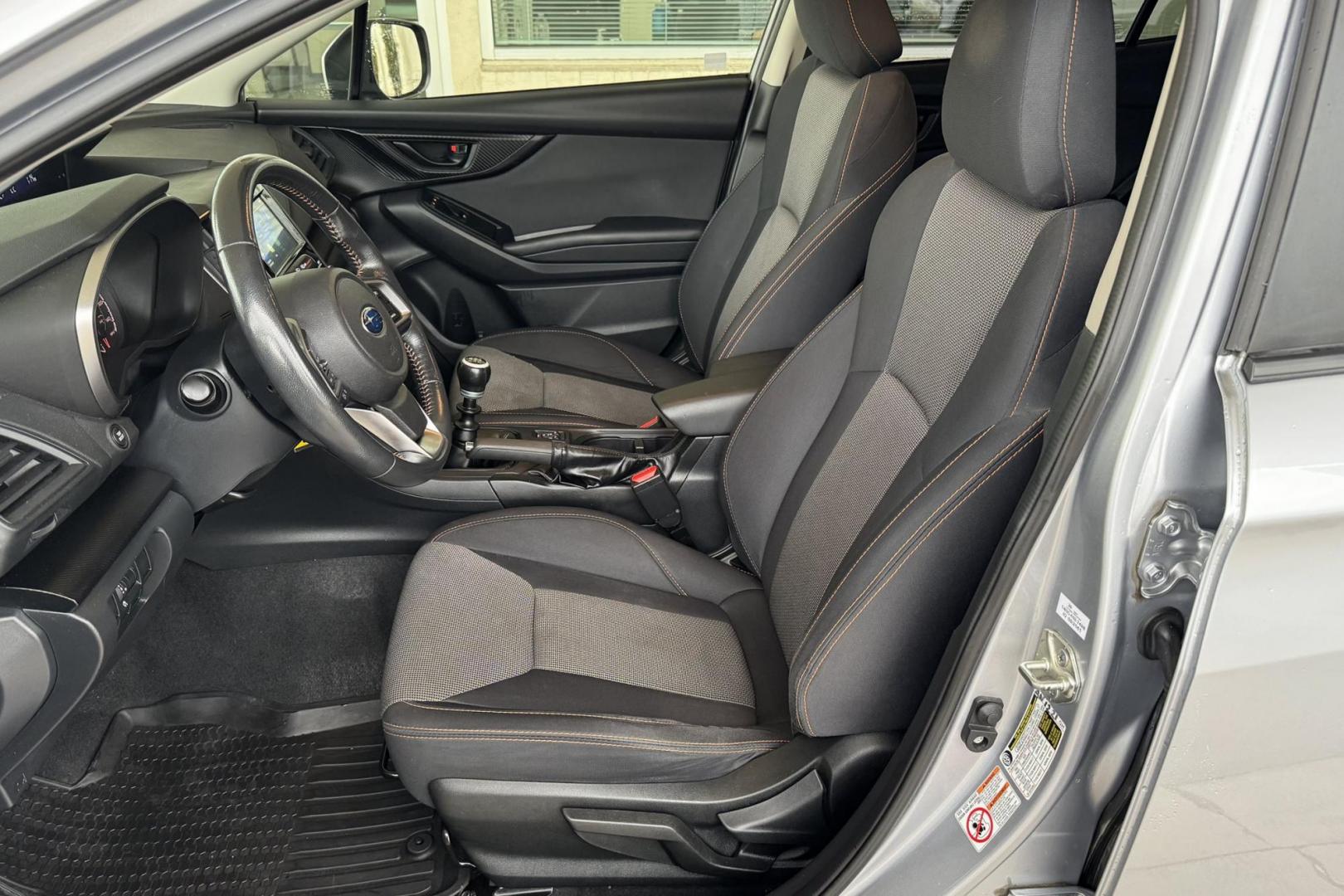 2019 Silver /Black Subaru Crosstrek Premium (JF2GTACCXK9) with an H4 2.0 Liter engine, 6 Speed Manual transmission, located at 2304 W. Main St., Boise, ID, 83702, (208) 342-7777, 43.622105, -116.218658 - Manual Transmission Crosstrek! - Photo#12