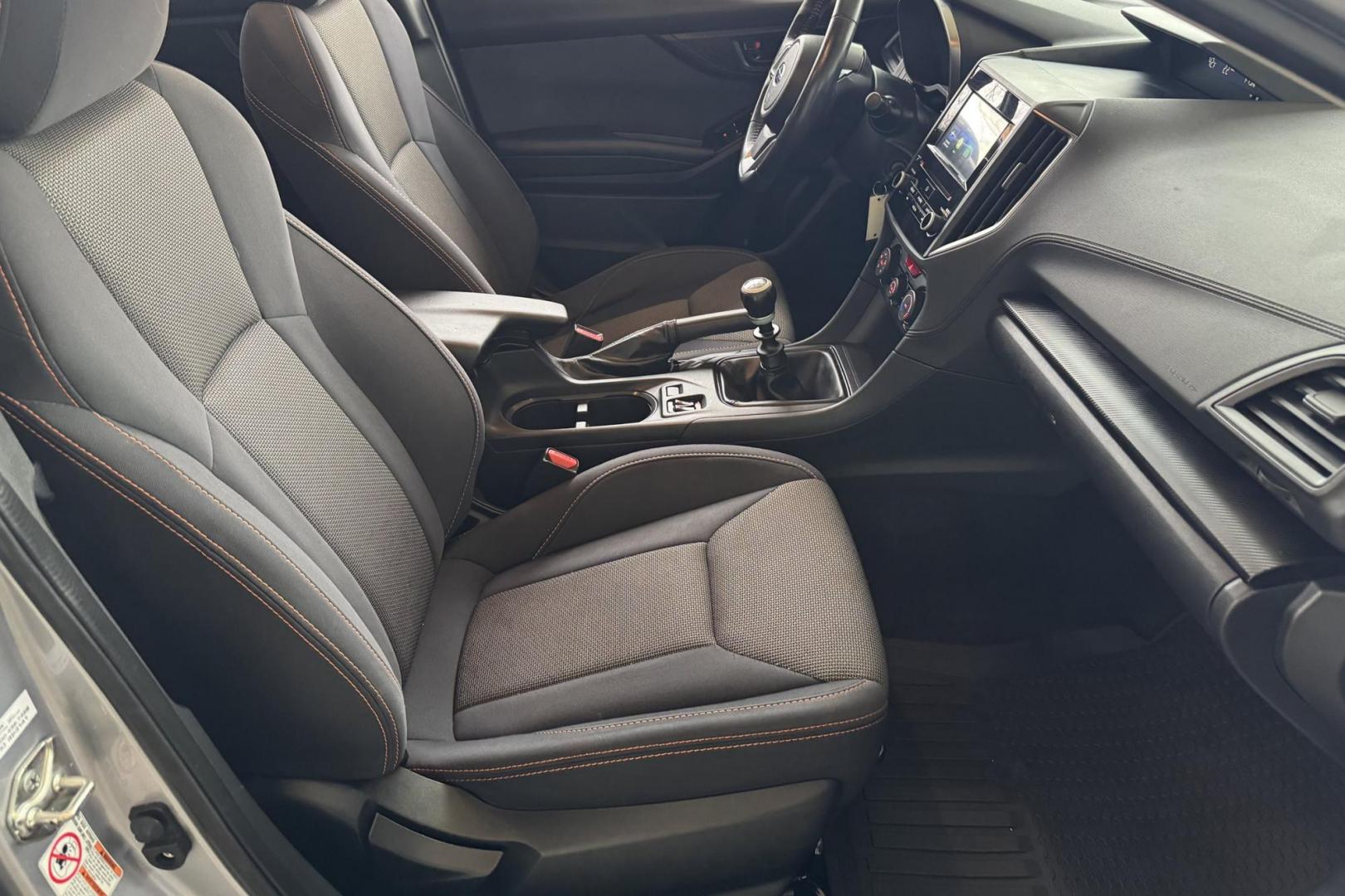 2019 Silver /Black Subaru Crosstrek Premium (JF2GTACCXK9) with an H4 2.0 Liter engine, 6 Speed Manual transmission, located at 2304 W. Main St., Boise, ID, 83702, (208) 342-7777, 43.622105, -116.218658 - Manual Transmission Crosstrek! - Photo#17