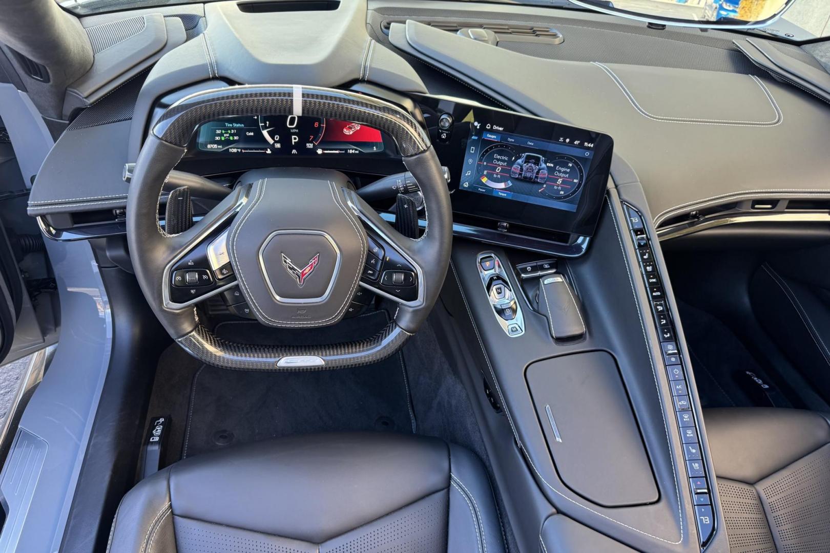 2024 Hypersonic Gray /Jet Black Chevrolet Corvette E-Ray 3LZ (1G1YM2D40R5) with an V8 6.2 Liter engine, Automatic 8 Speed transmission, located at 2304 W. Main St., Boise, ID, 83702, (208) 342-7777, 43.622105, -116.218658 - Photo#14