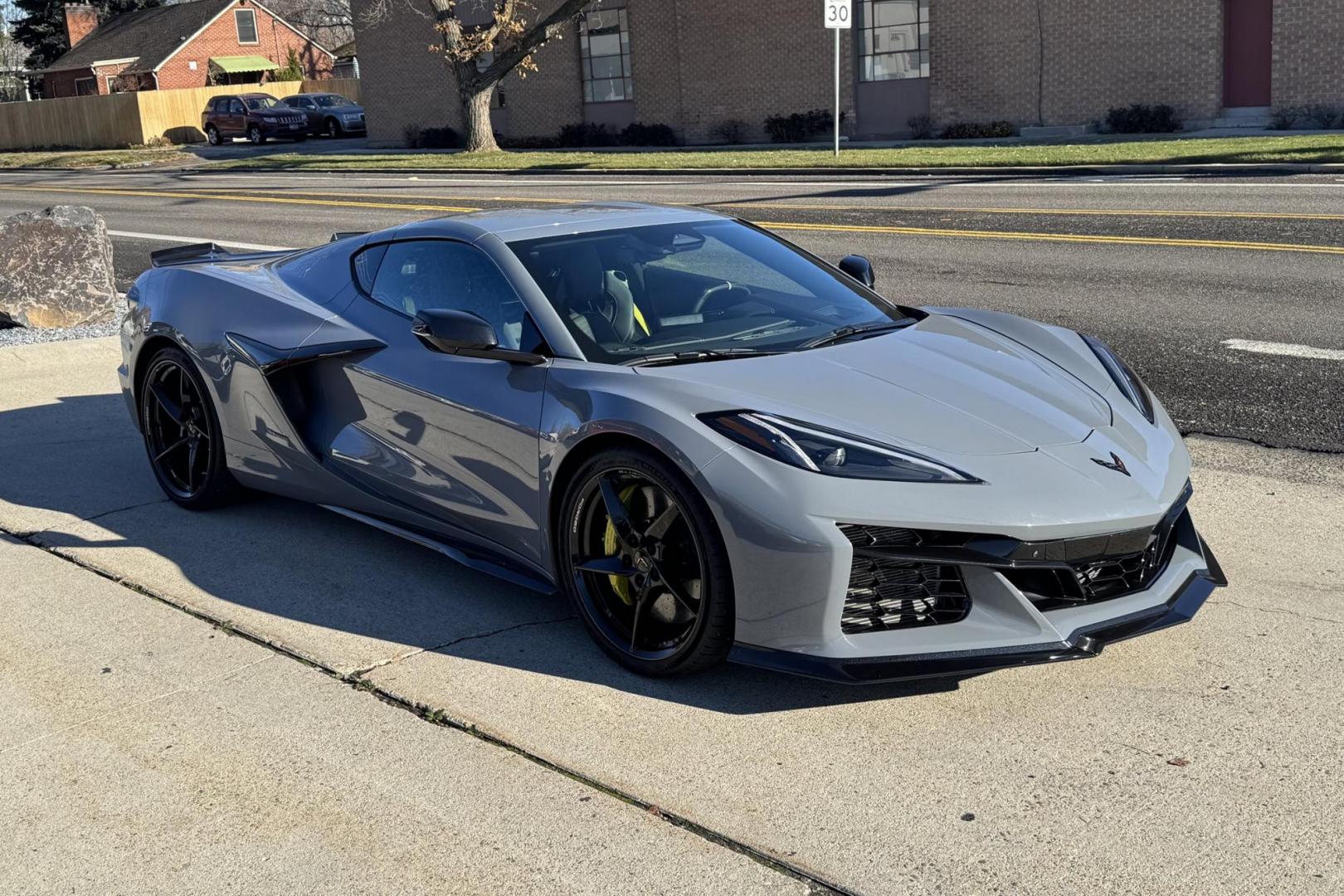 2024 Hypersonic Gray /Jet Black Chevrolet Corvette E-Ray 3LZ (1G1YM2D40R5) with an V8 6.2 Liter engine, Automatic 8 Speed transmission, located at 2304 W. Main St., Boise, ID, 83702, (208) 342-7777, 43.622105, -116.218658 - Photo#29