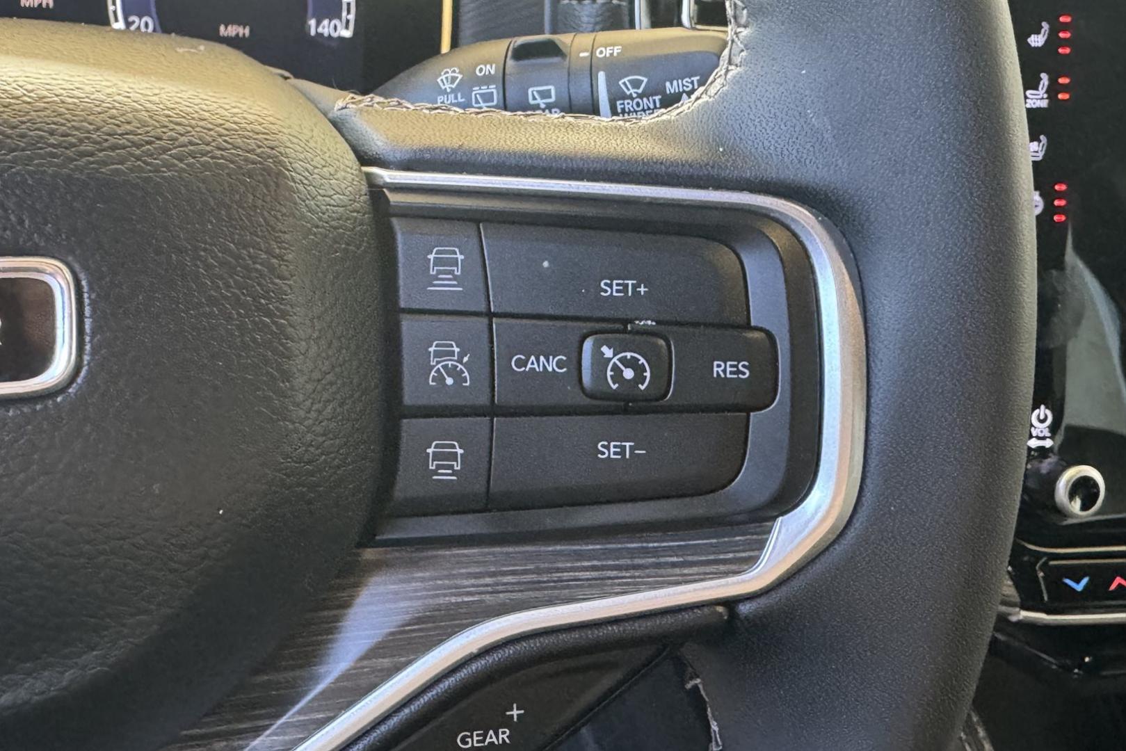 2023 Bright White /Black Jeep Wagoneer L Series II (1C4SJSBP1PS) with an V6 3.0 Liter Twin Turbo engine, Automatic 8 Speed transmission, located at 2304 W. Main St., Boise, ID, 83702, (208) 342-7777, 43.622105, -116.218658 - Seats 8 And Super Smooth Ride! - Photo#18