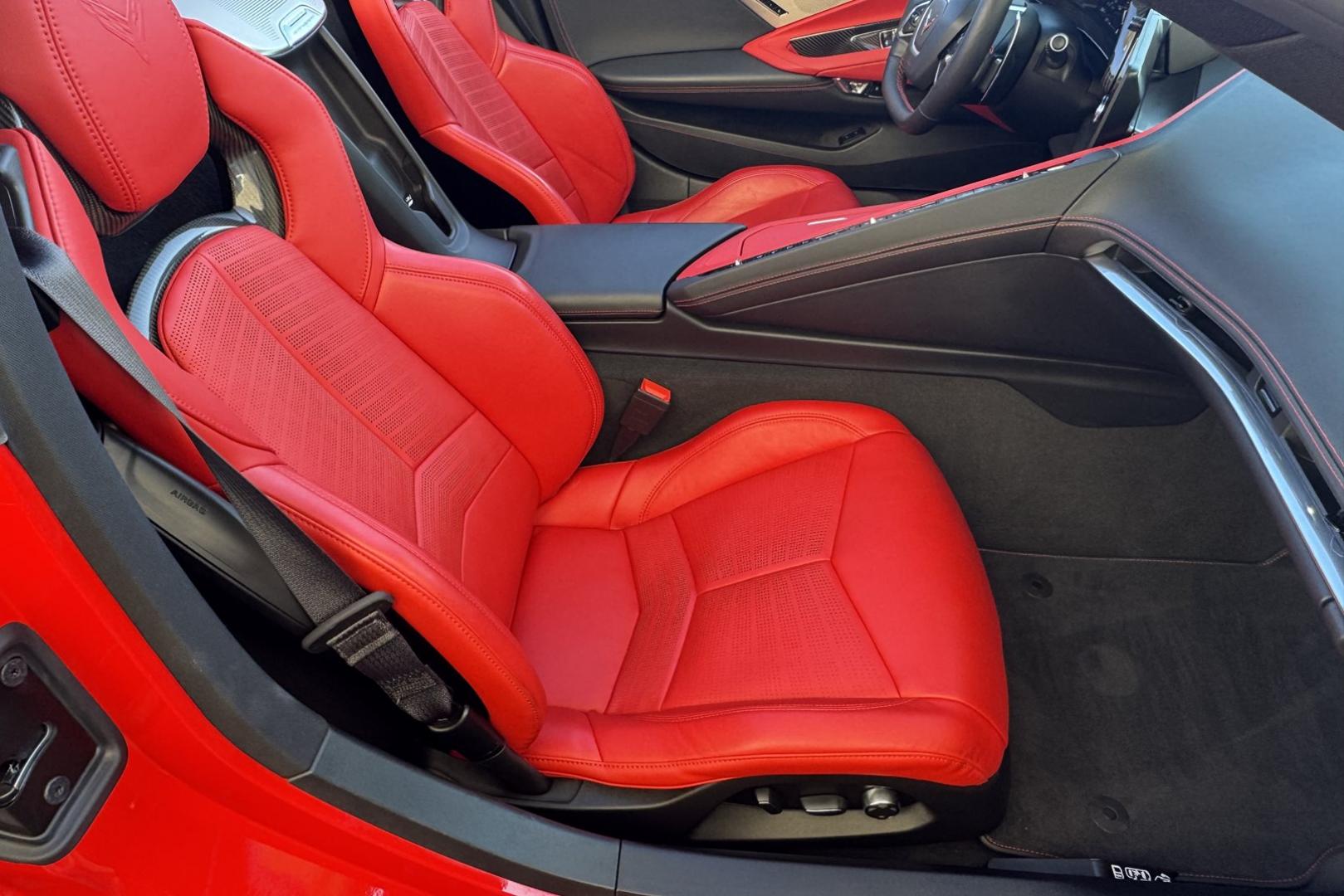 2020 Victory Red /Adrenaline Red Chevrolet Corvette Stingray 2LT Z51 (1G1Y73D41L5) with an V8 6.2 Liter engine, Automatic 8 Speed transmission, located at 2304 W. Main St., Boise, ID, 83702, (208) 342-7777, 43.622105, -116.218658 - Only 3k Miles On This Stunning Beauty! - Photo#20