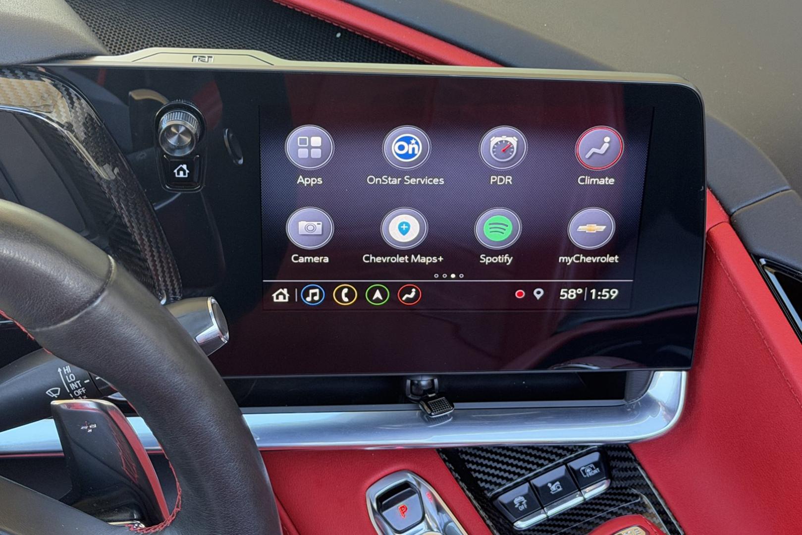 2020 Victory Red /Adrenaline Red Chevrolet Corvette Stingray Convertible 2LT Z51 (1G1Y73D41L5) with an V8 6.2 Liter engine, Automatic 8 Speed transmission, located at 2304 W. Main St., Boise, ID, 83702, (208) 342-7777, 43.622105, -116.218658 - Breathtaking C8 Convertible!- Photo#7