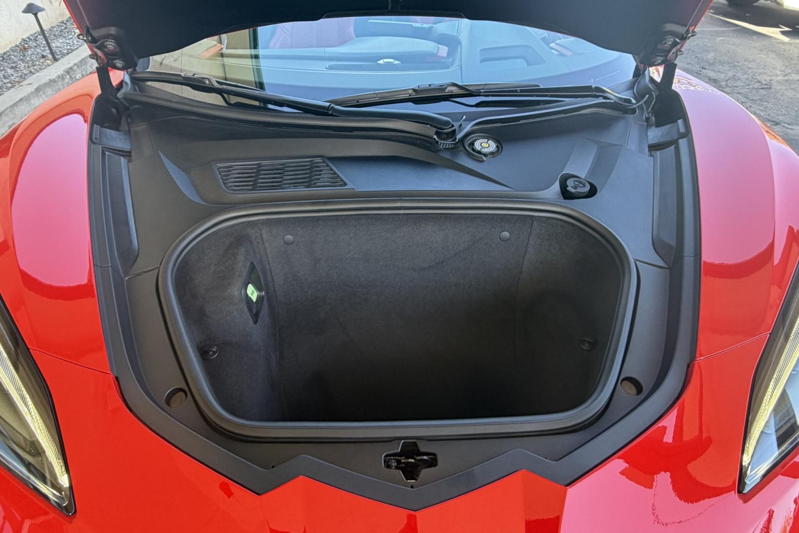 2020 Victory Red /Adrenaline Red Chevrolet Corvette Stingray Convertible 2LT Z51 (1G1Y73D41L5) with an V8 6.2 Liter engine, Automatic 8 Speed transmission, located at 2304 W. Main St., Boise, ID, 83702, (208) 342-7777, 43.622105, -116.218658 - Breathtaking C8 Convertible!- Photo#16