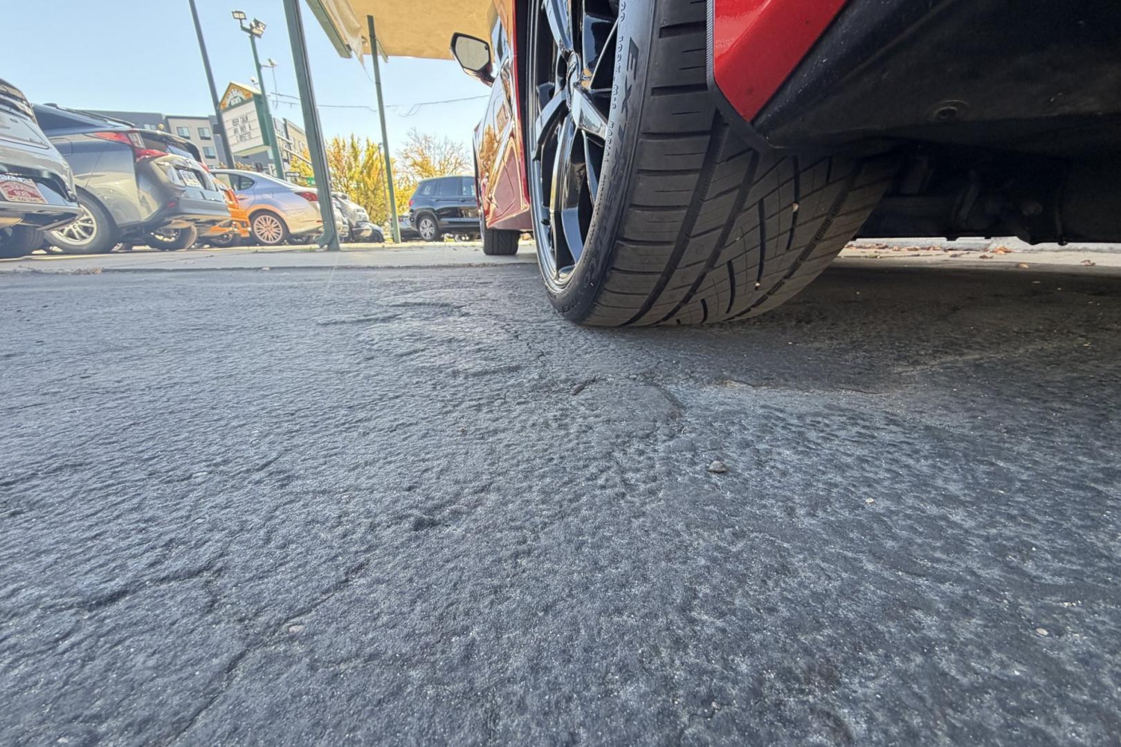 2020 Victory Red /Adrenaline Red Chevrolet Corvette Stingray Convertible 2LT Z51 (1G1Y73D41L5) with an V8 6.2 Liter engine, Automatic 8 Speed transmission, located at 2304 W. Main St., Boise, ID, 83702, (208) 342-7777, 43.622105, -116.218658 - Breathtaking C8 Convertible!- Photo#20