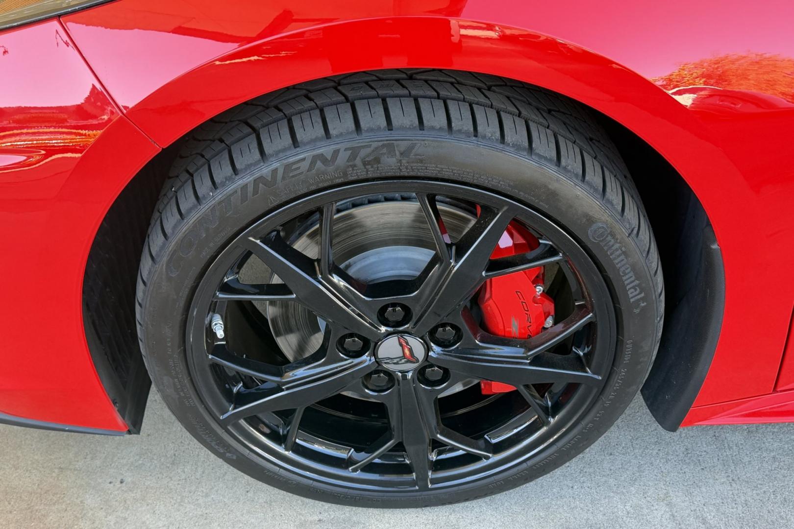 2020 Victory Red /Adrenaline Red Chevrolet Corvette Stingray Convertible 2LT Z51 (1G1Y73D41L5) with an V8 6.2 Liter engine, Automatic 8 Speed transmission, located at 2304 W. Main St., Boise, ID, 83702, (208) 342-7777, 43.622105, -116.218658 - Breathtaking C8 Convertible!- Photo#23