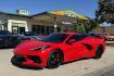 2020 Victory Red /Adrenaline Red Chevrolet Corvette Stingray Convertible 2LT Z51 (1G1Y73D41L5) with an V8 6.2 Liter engine, Automatic 8 Speed transmission, located at 2304 W. Main St., Boise, ID, 83702, (208) 342-7777, 43.622105, -116.218658 - Breathtaking C8 Convertible!- Photo#27