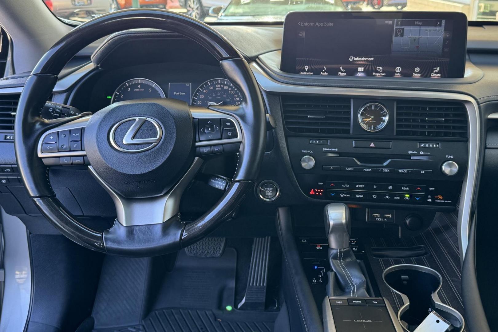 2021 Atomic Silver /Black Lexus RX 350L Luxury (JTJJZKFAXM2) with an V6 3.5 Liter engine, Automatic 8 Speed transmission, located at 2304 W. Main St., Boise, ID, 83702, (208) 342-7777, 43.622105, -116.218658 - Photo#17