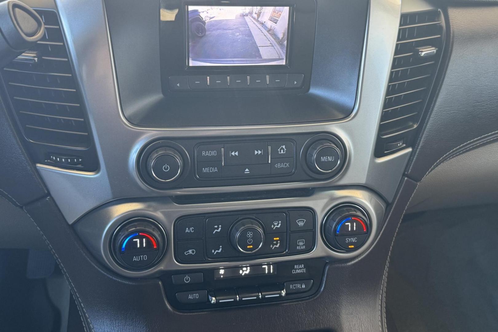 2015 Champagne Silver Metallic /Cocoa/Dune Chevrolet Tahoe LS (1GNSKAKC6FR) with an V8 5.3 Liter engine, Automatic 6 Speed transmission, located at 2304 W. Main St., Boise, ID, 83702, (208) 342-7777, 43.622105, -116.218658 - Low Mileage And Seats 8! - Photo#4
