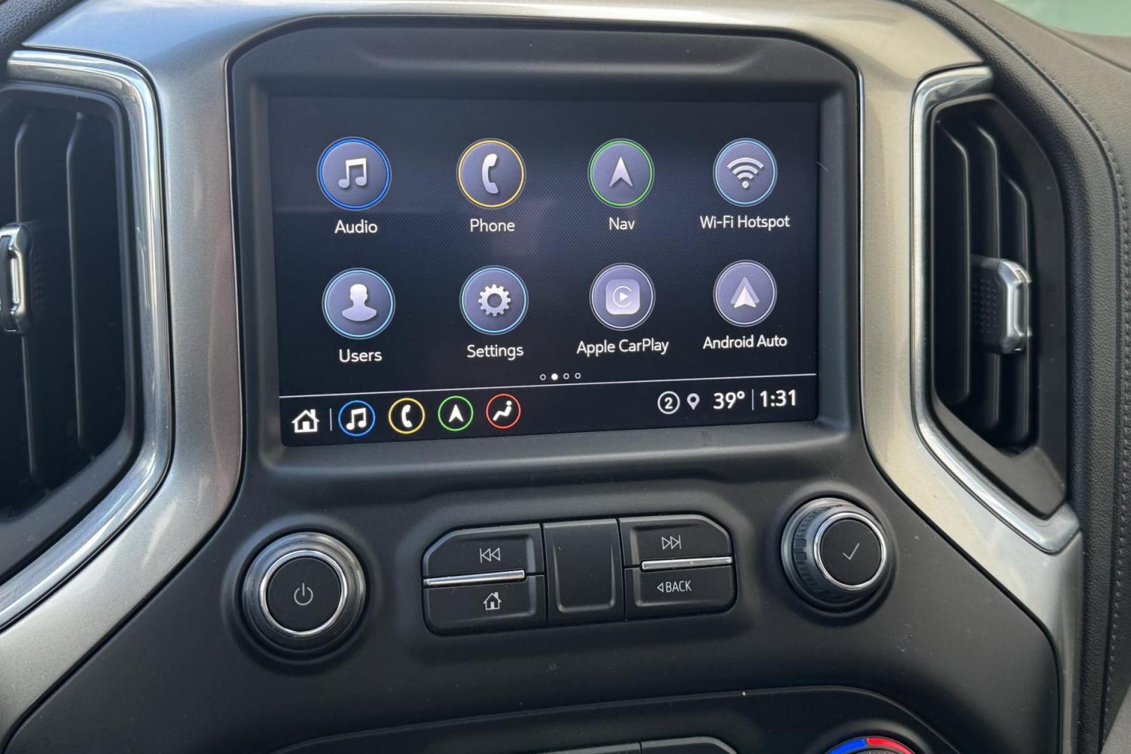 2021 Black /Jet Black Chevrolet Silverado 1500 LTZ (1GCUYGEL8MZ) with an V8 6.2 Liter engine, Automatic 10 Speed transmission, located at 2304 W. Main St., Boise, ID, 83702, (208) 342-7777, 43.622105, -116.218658 - Low Mileage And Clean! - Photo#11